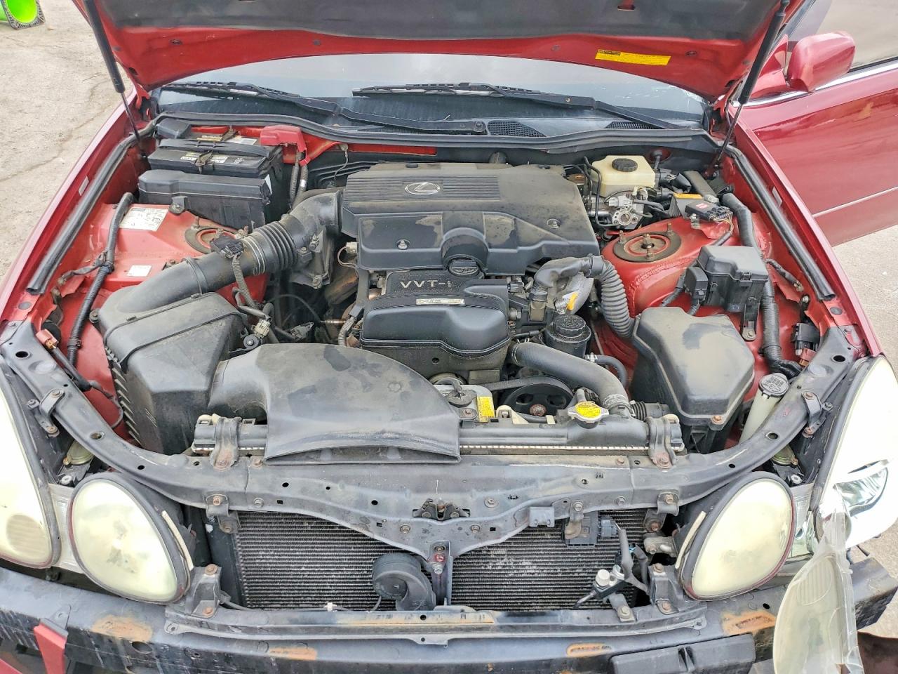 2001 Lexus Gs 300 Red vin: JT8BD69S810117748