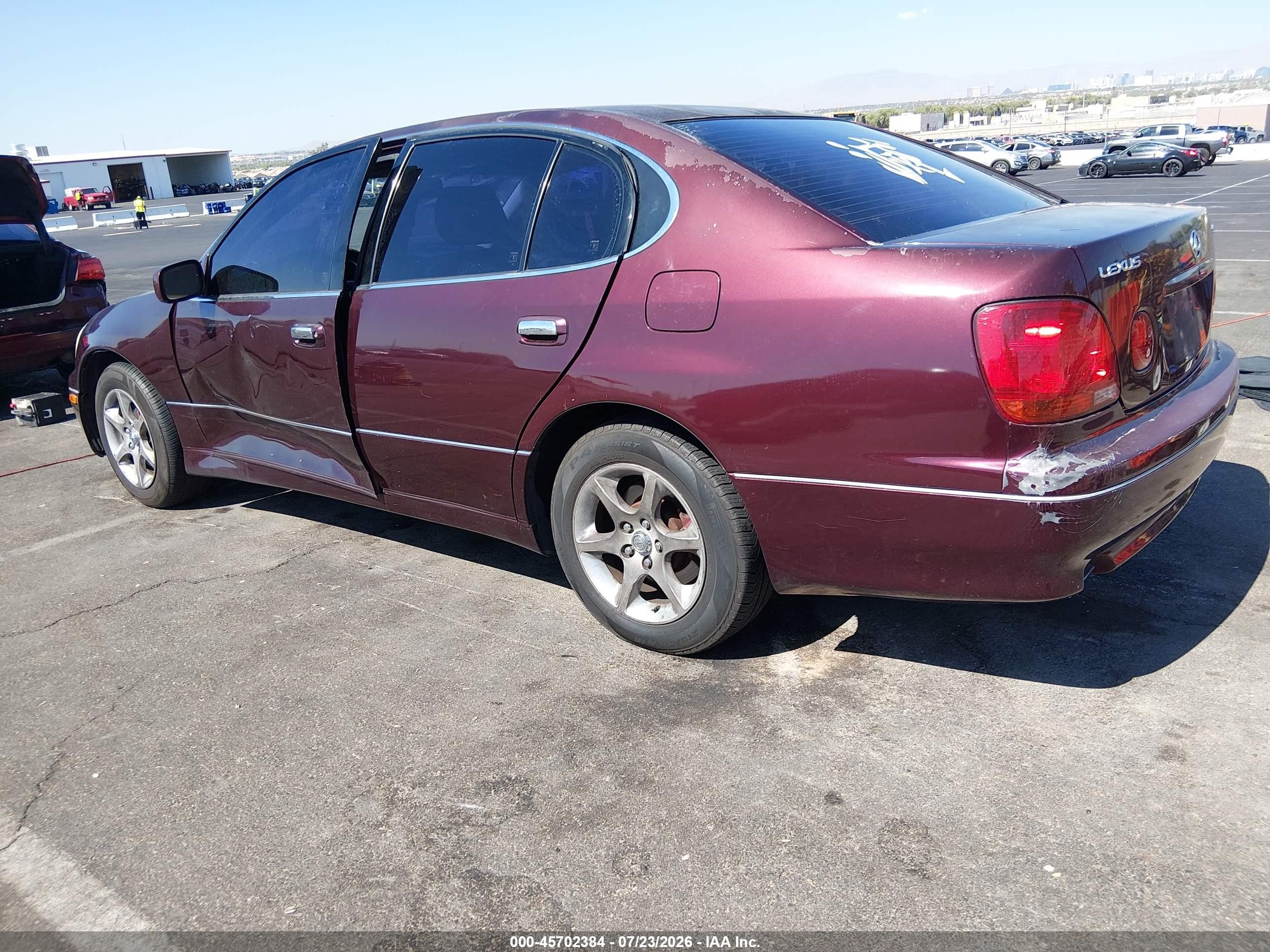 2001 Lexus Gs 300   Burgundy vin: JT8BD69S810133903