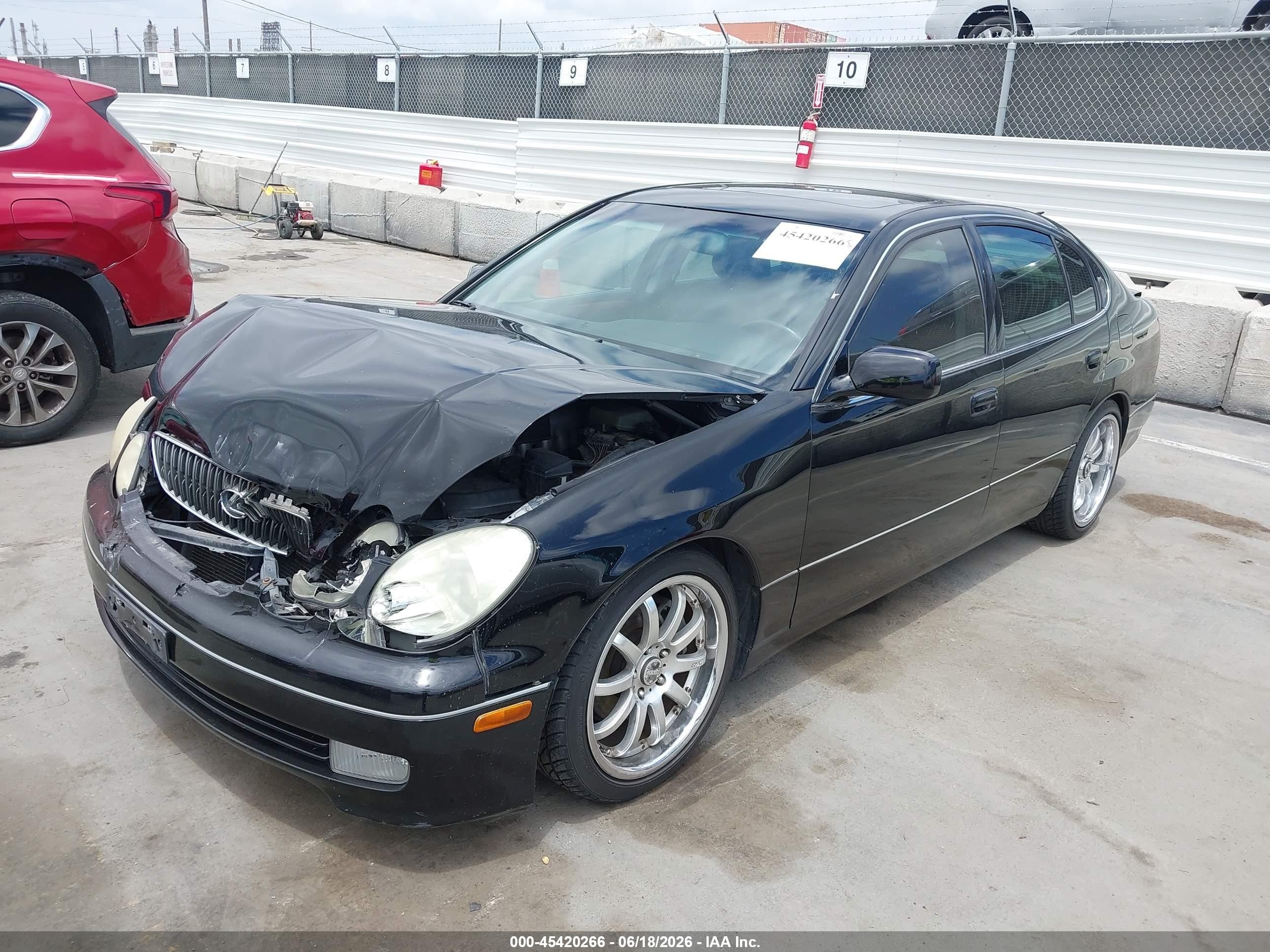 2001 Lexus Gs 300   Black vin: JT8BD69S810139653
