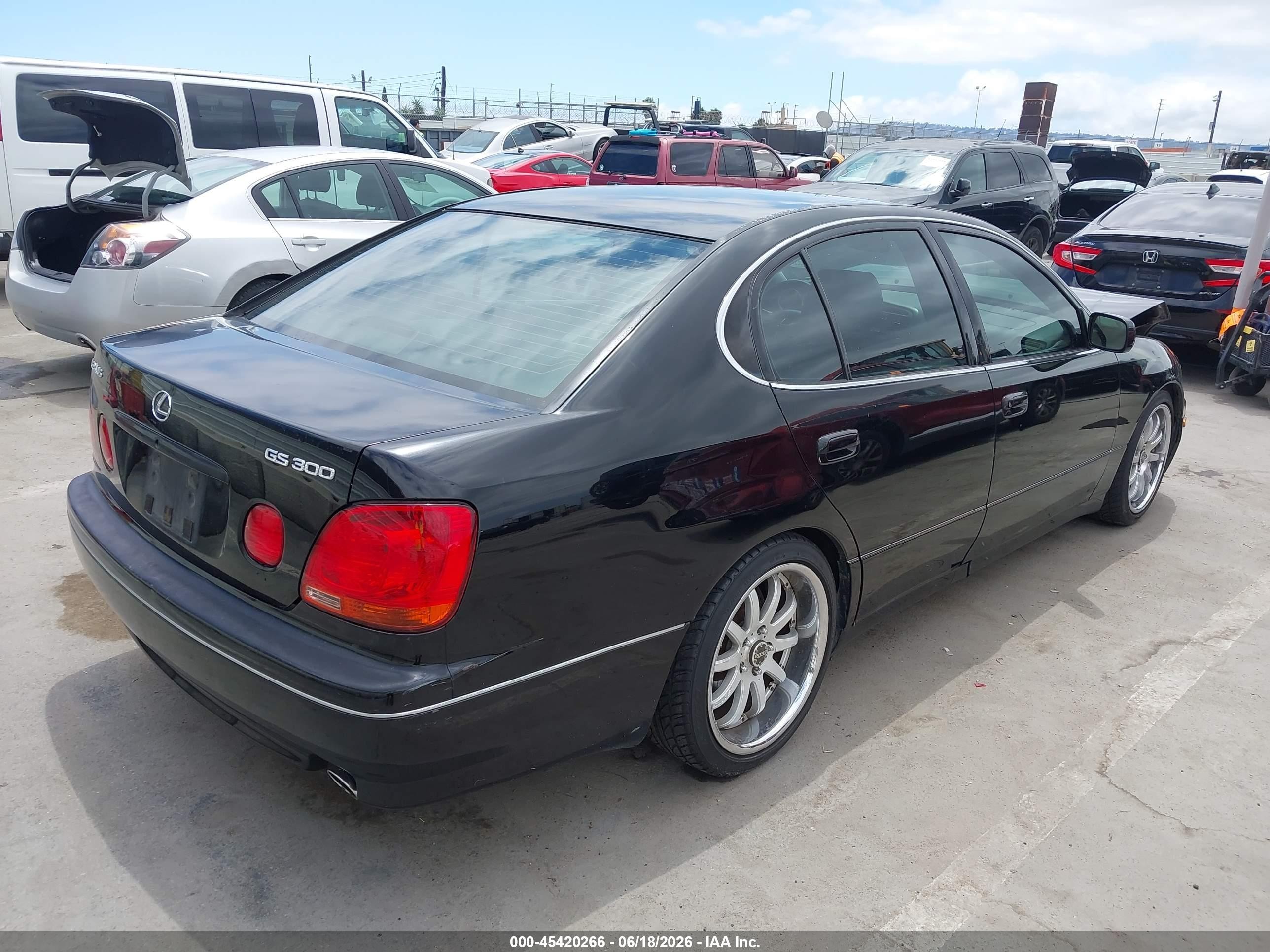 2001 Lexus Gs 300   Black vin: JT8BD69S810139653