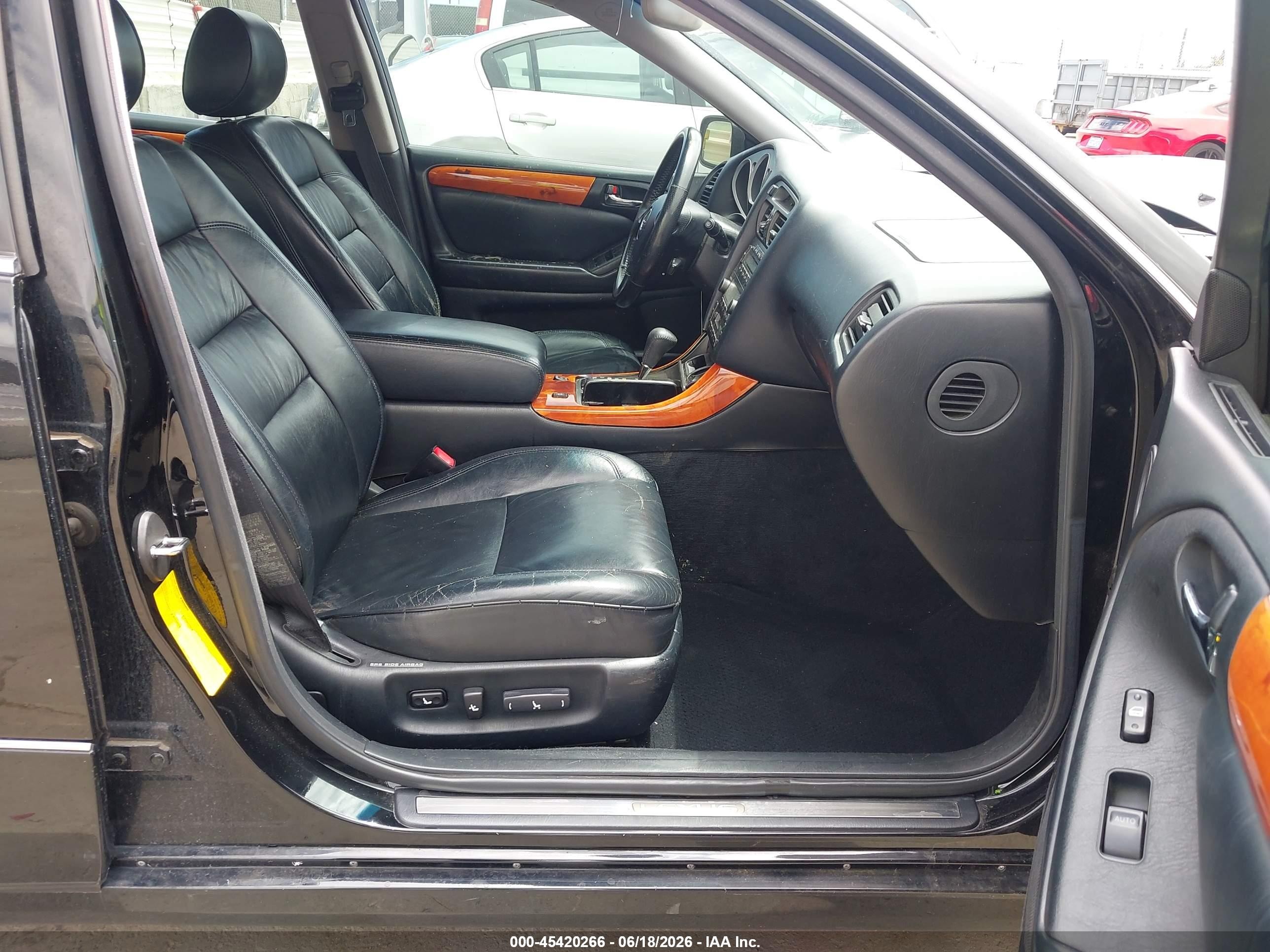 2001 Lexus Gs 300   Black vin: JT8BD69S810139653