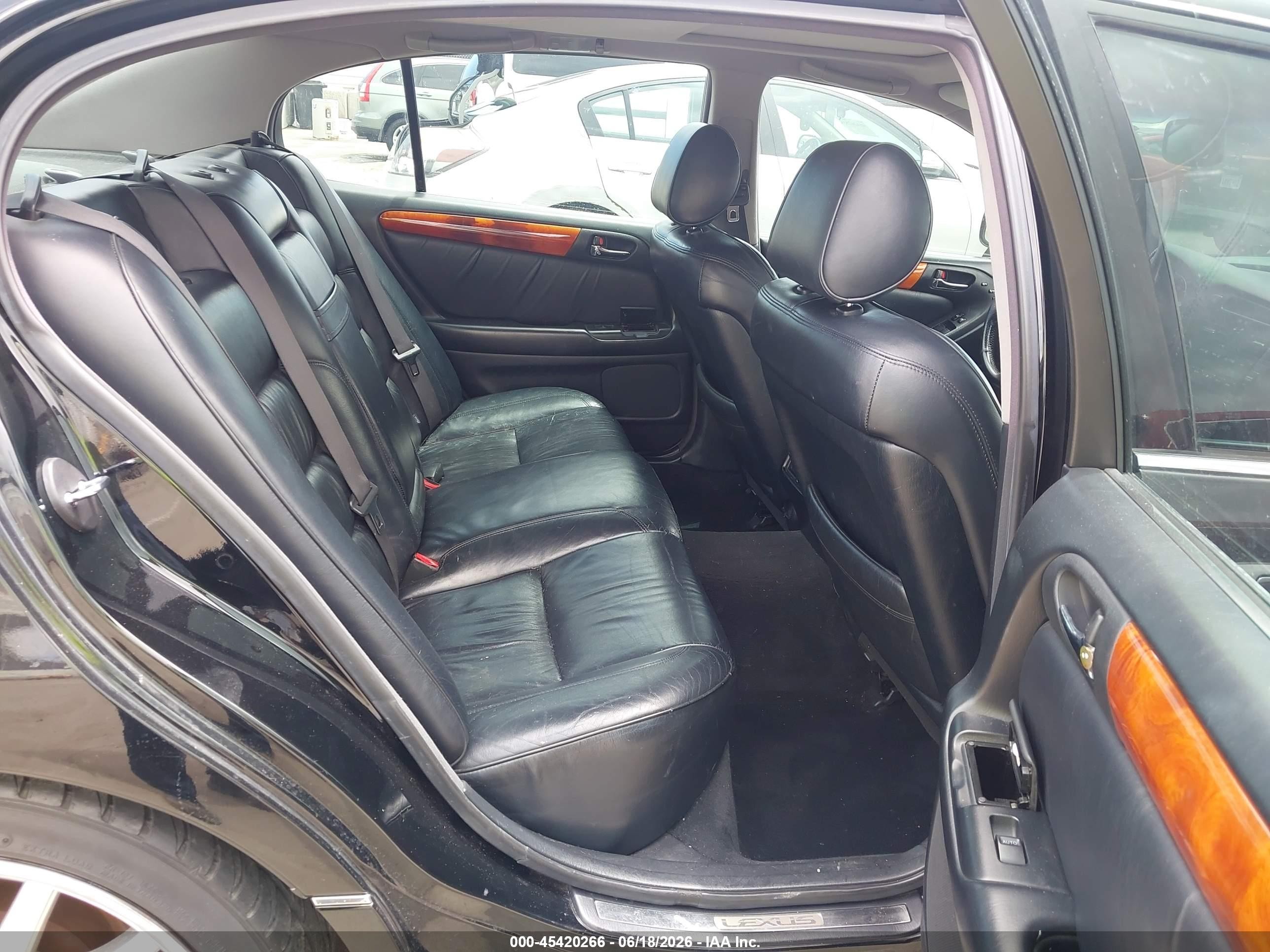 2001 Lexus Gs 300   Black vin: JT8BD69S810139653