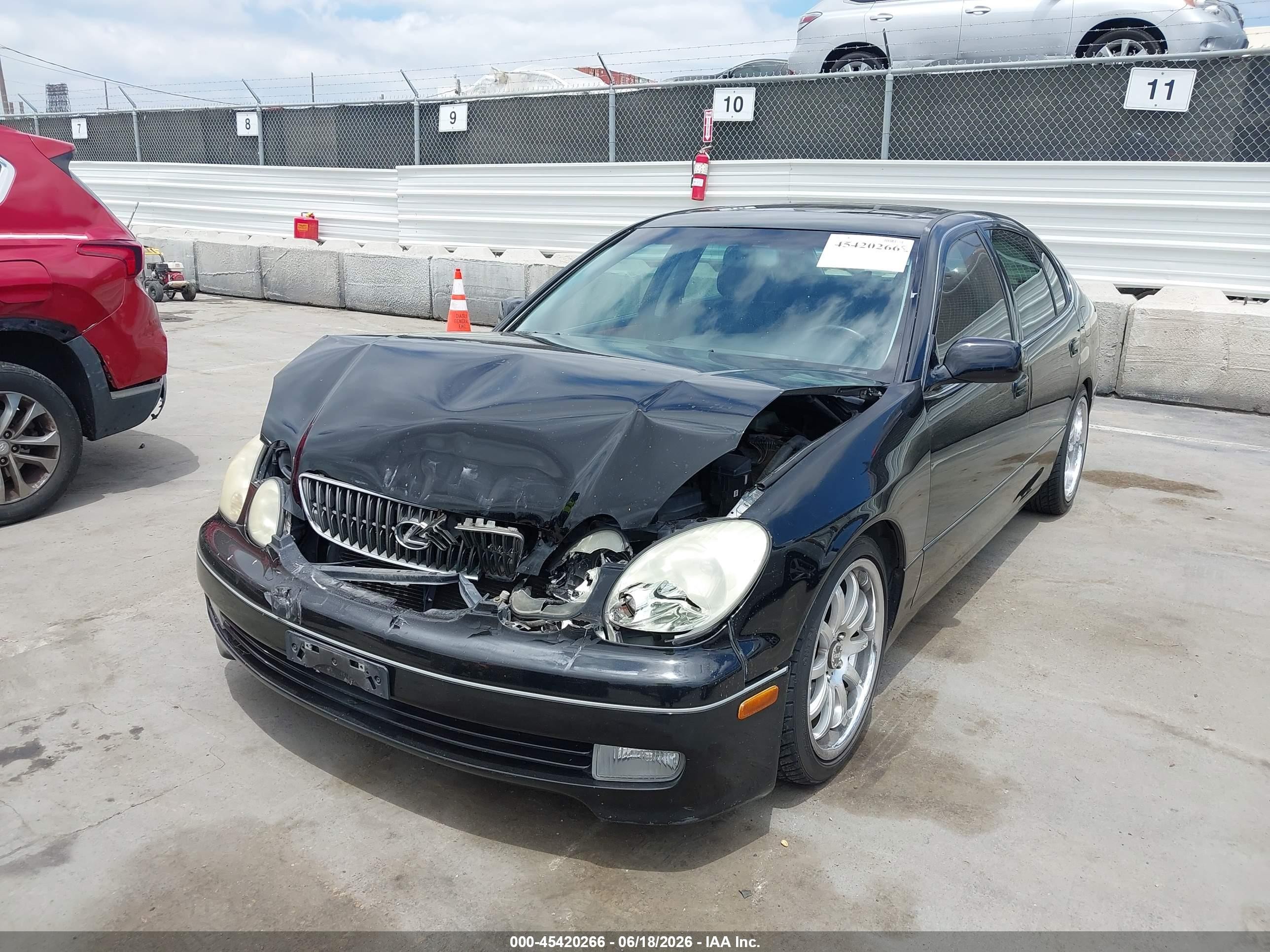 2001 Lexus Gs 300   Black vin: JT8BD69S810139653