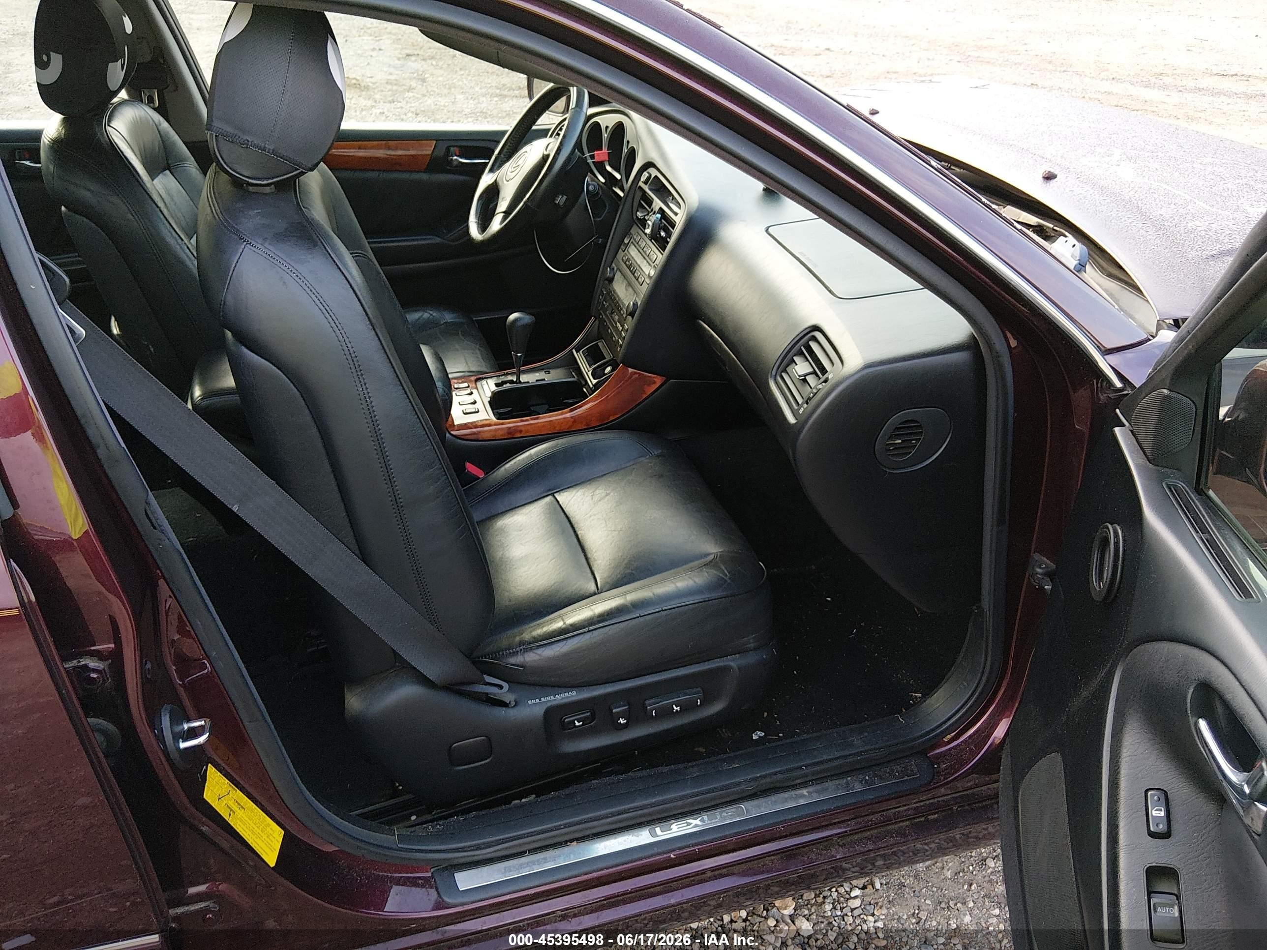 2002 Lexus Gs 300   Бордовый vin: JT8BD69S820157068