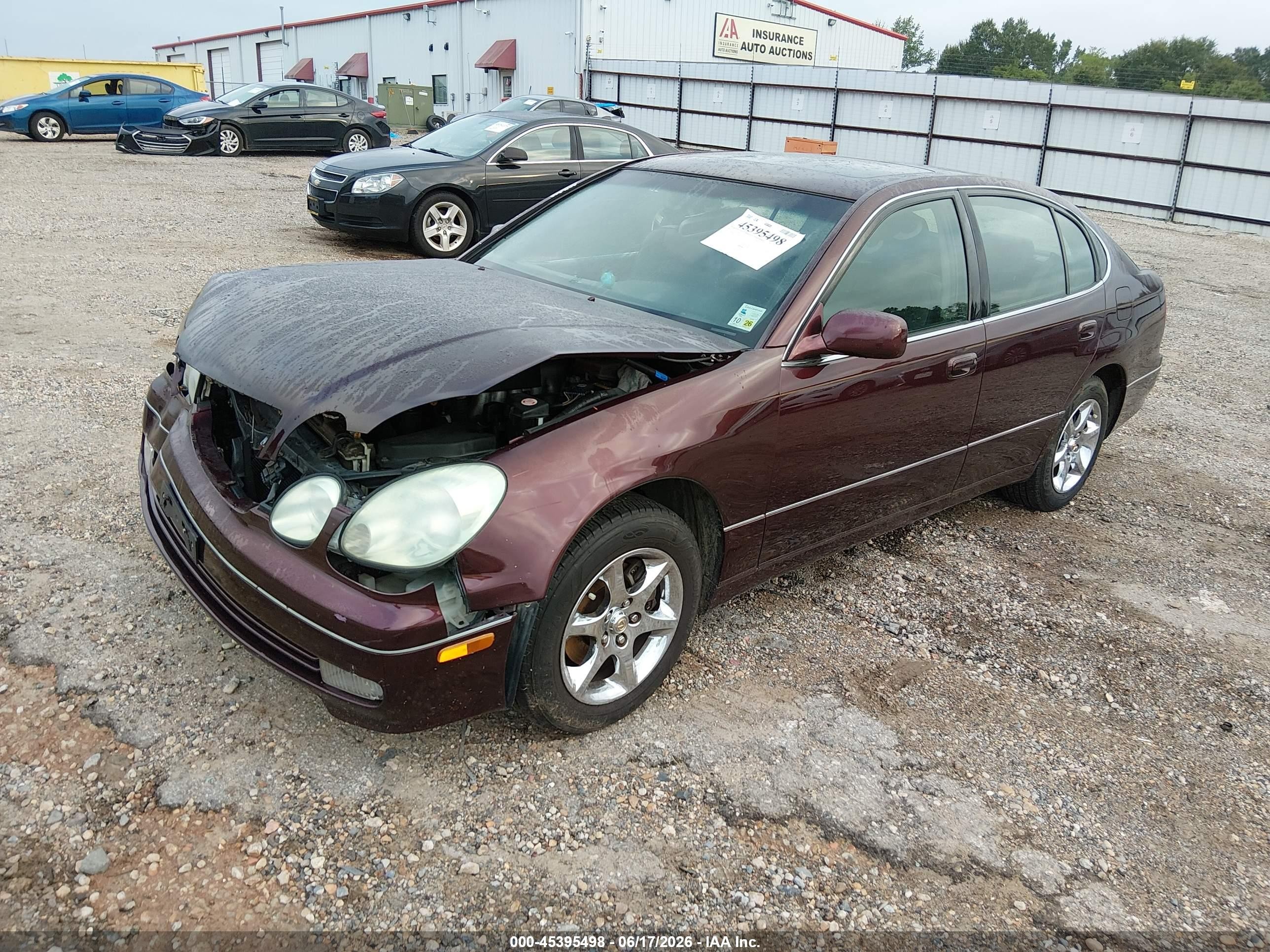 2002 Lexus Gs 300   Бордовый vin: JT8BD69S820157068
