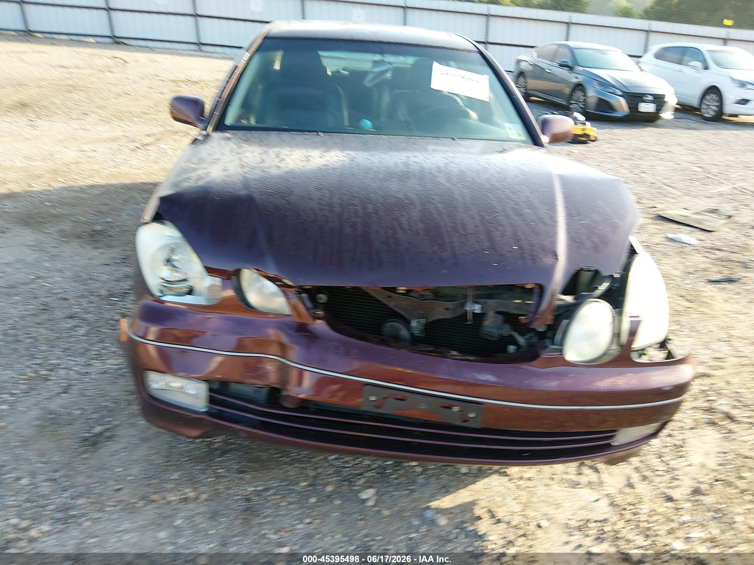 2002 Lexus Gs 300   Бордовый vin: JT8BD69S820157068