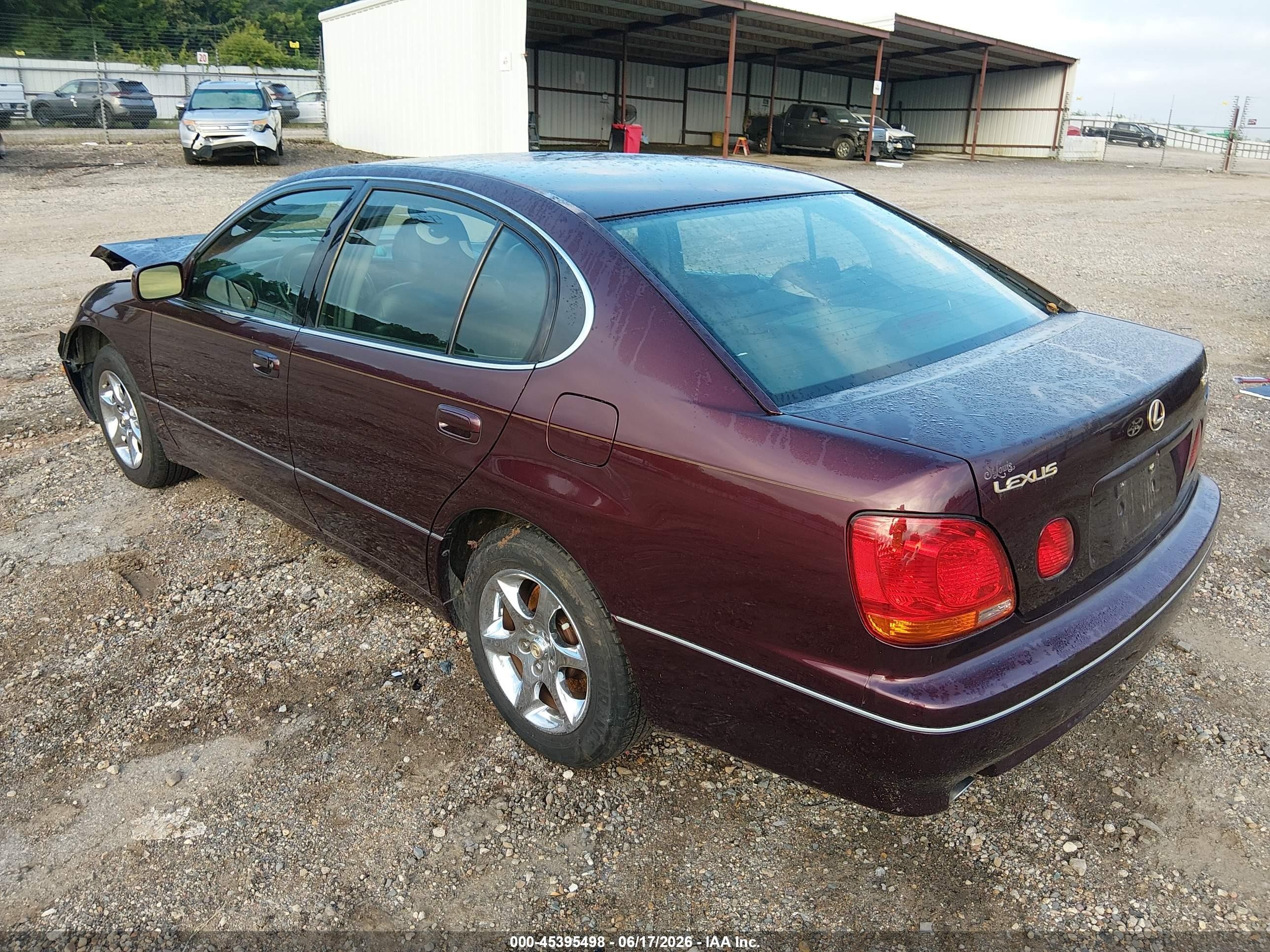 2002 Lexus Gs 300   Бордовый vin: JT8BD69S820157068