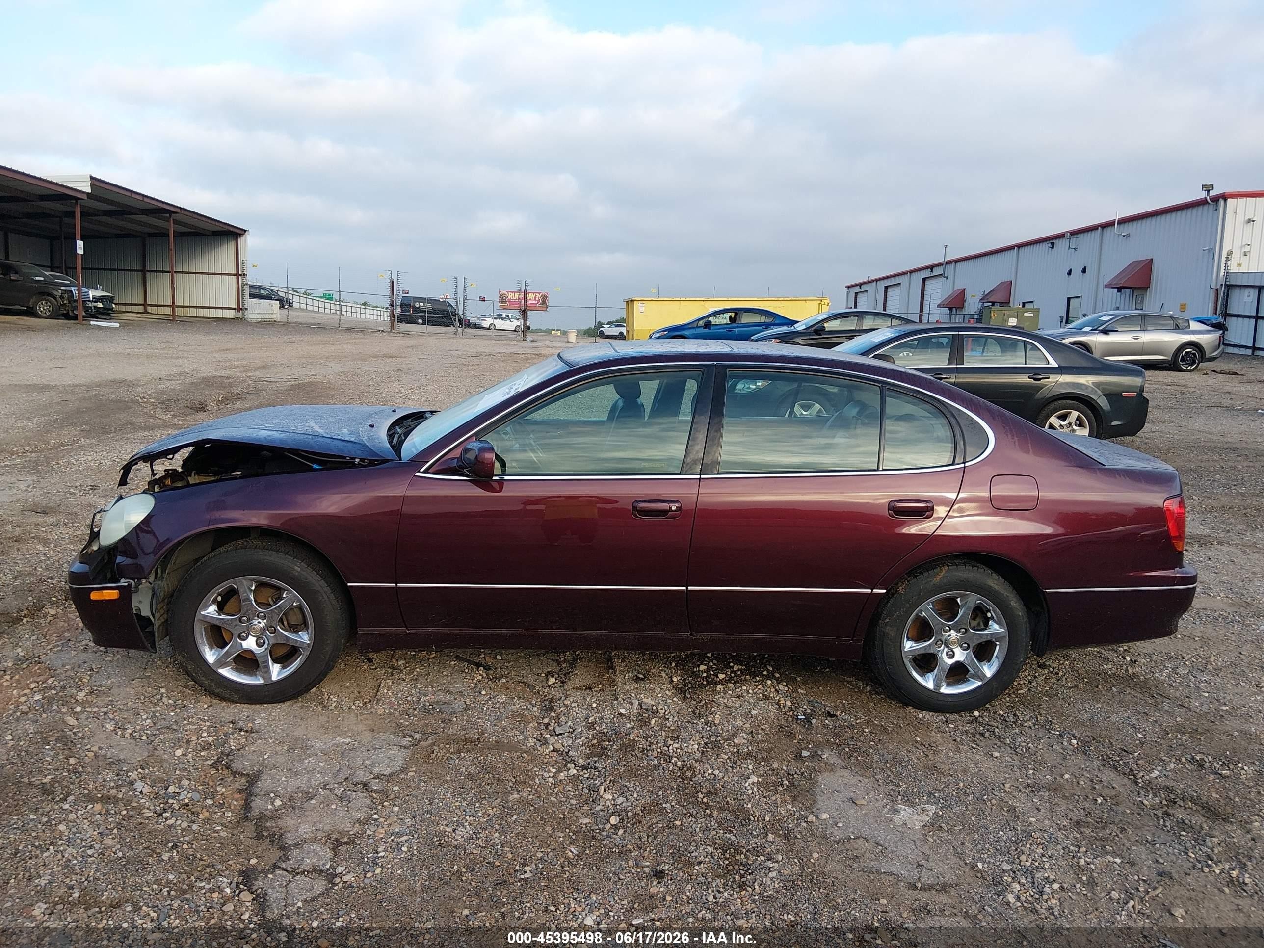 2002 Lexus Gs 300   Бордовый vin: JT8BD69S820157068