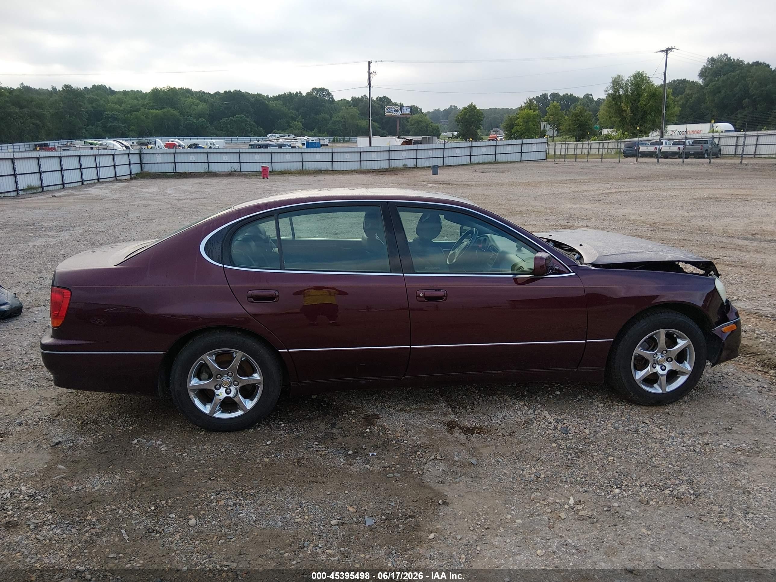 2002 Lexus Gs 300   Бордовый vin: JT8BD69S820157068