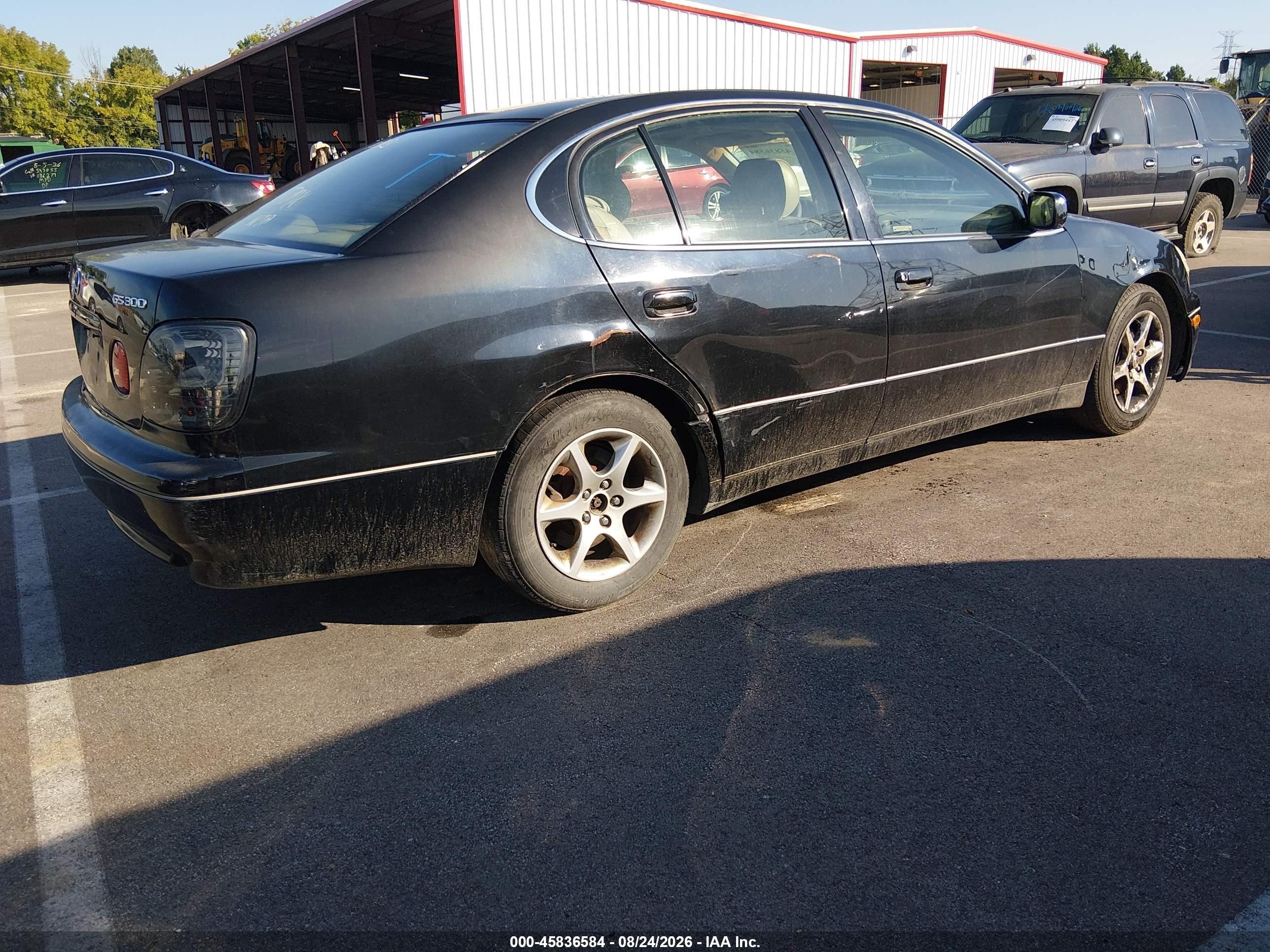 2004 Lexus Gs 300 Black vin: JT8BD69S840200813