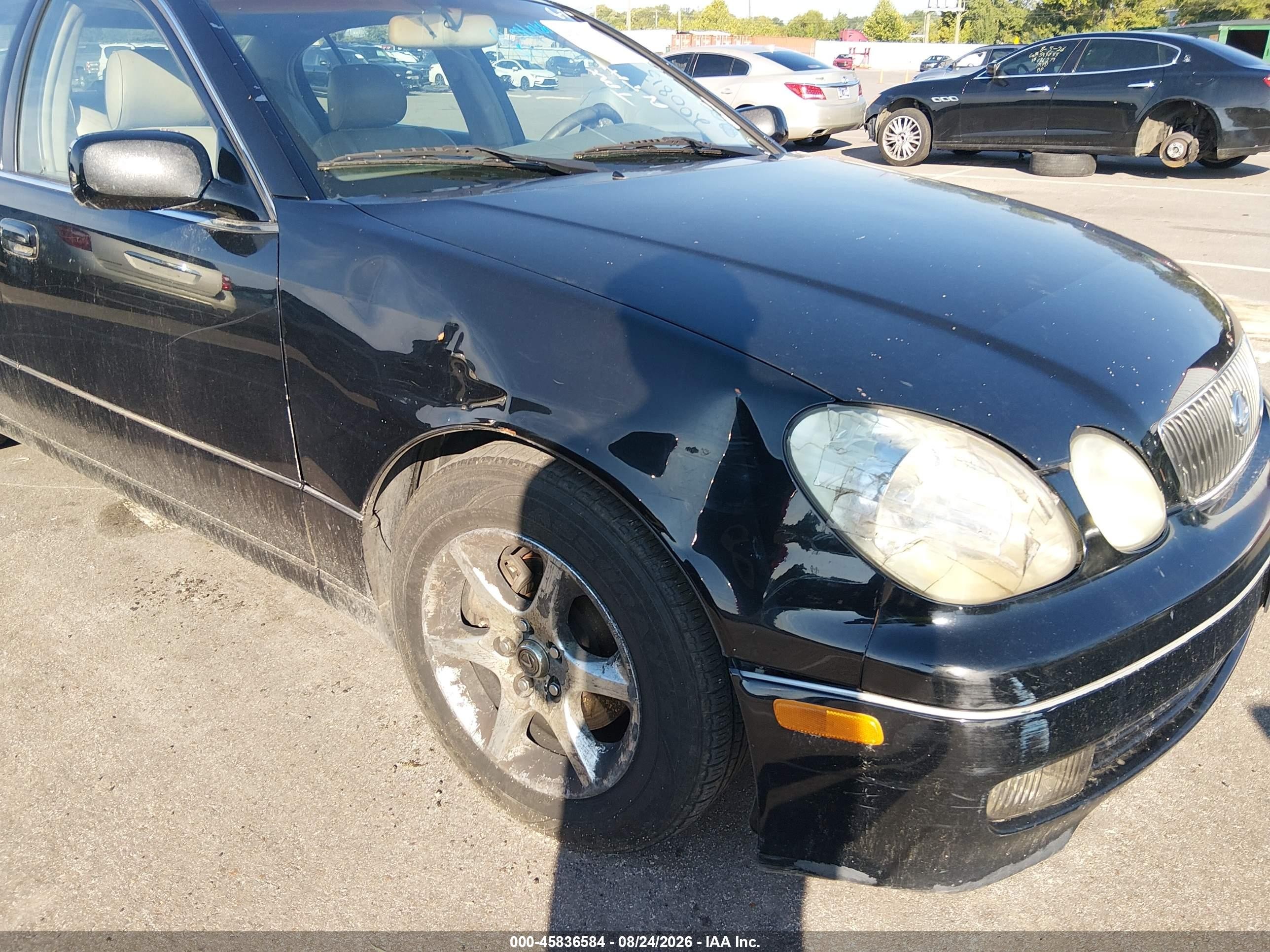 2004 Lexus Gs 300 Black vin: JT8BD69S840200813