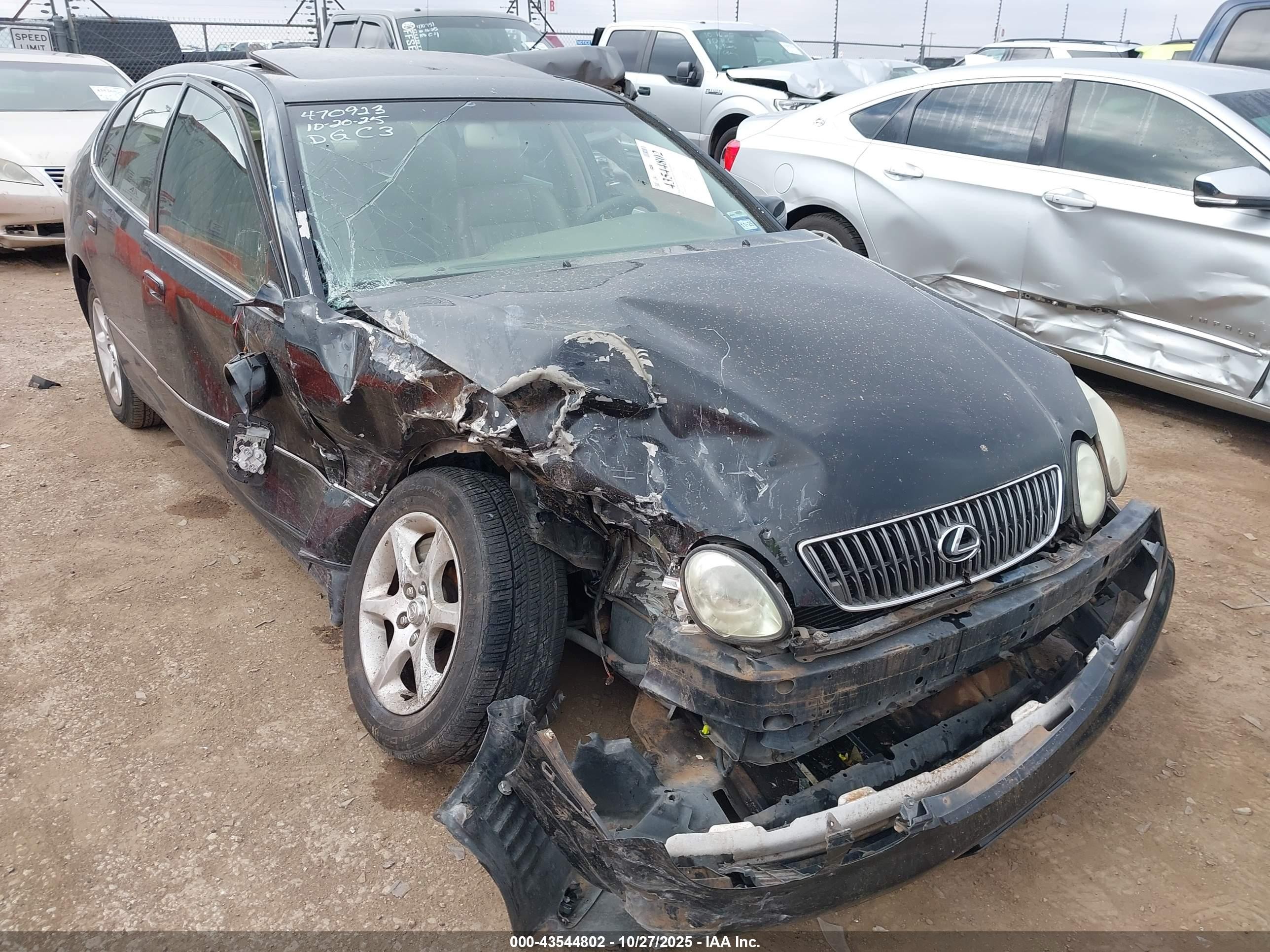 2005 Lexus Gs 300   Black vin: JT8BD69S850205477
