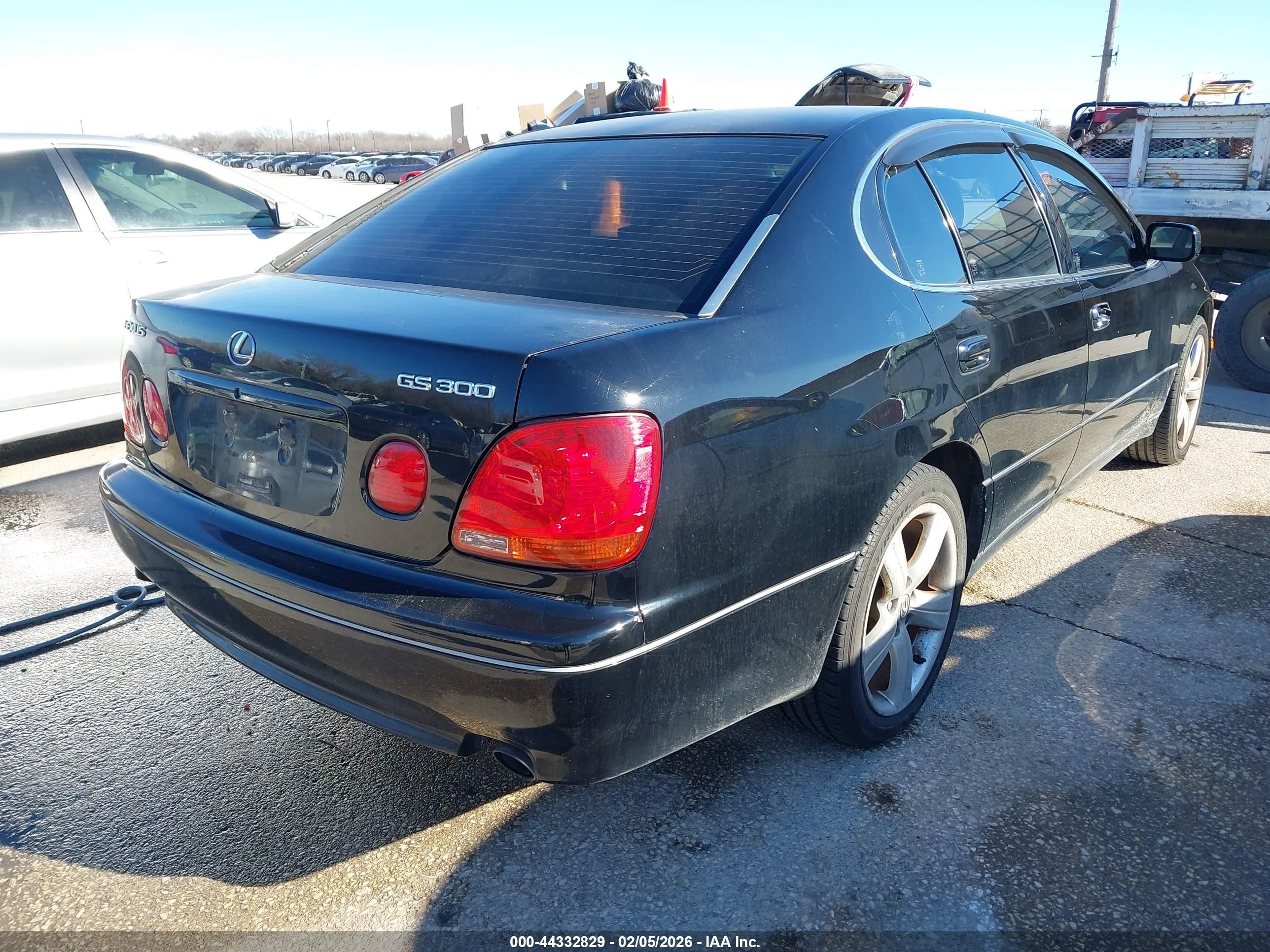 2002 Lexus Gs 300   Black vin: JT8BD69S920166426