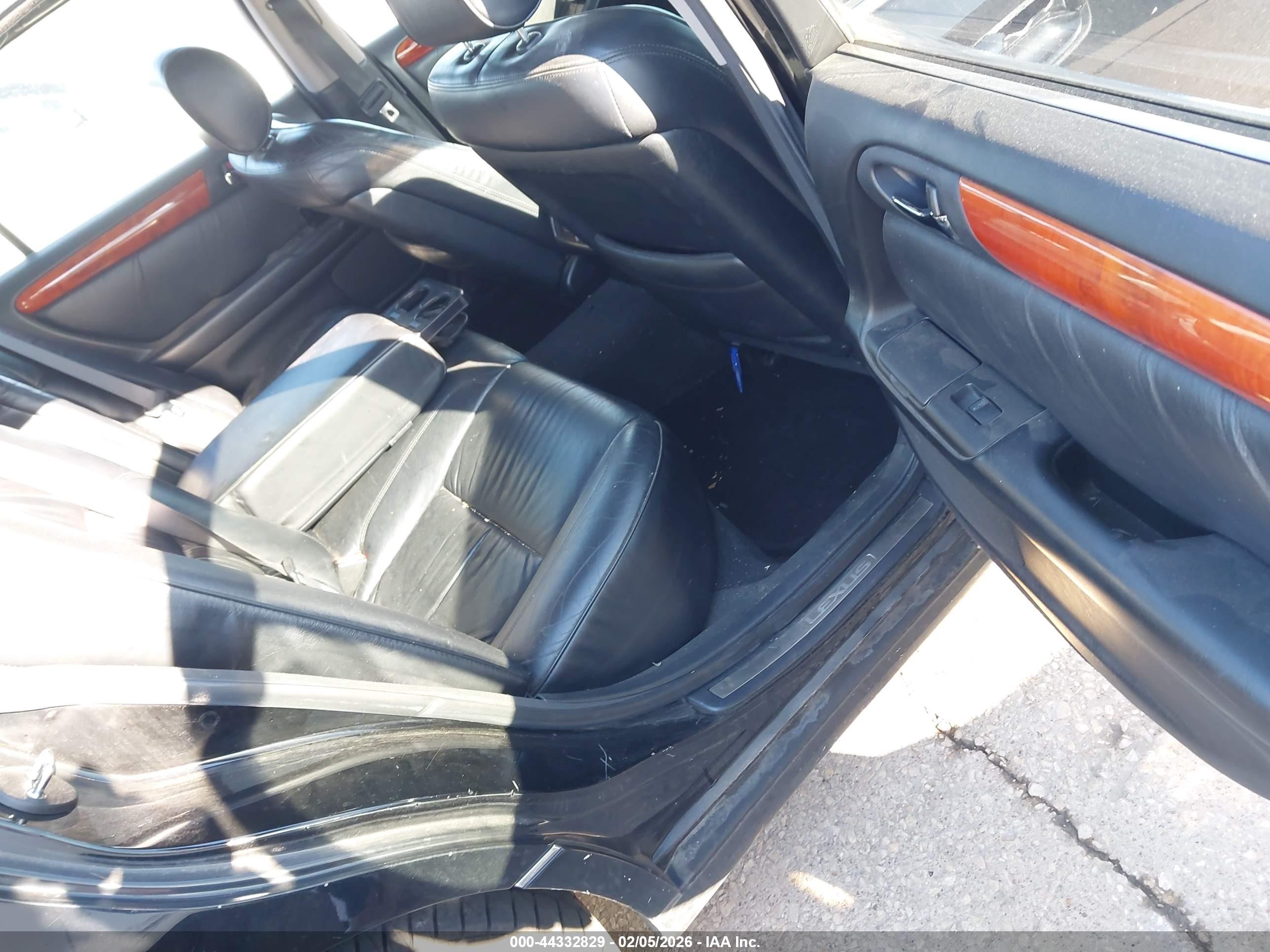 2002 Lexus Gs 300   Black vin: JT8BD69S920166426