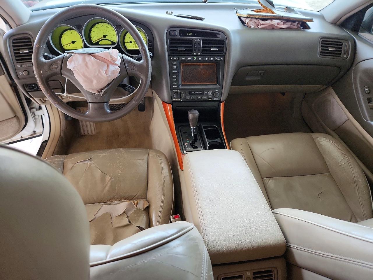 2001 Lexus Gs 300 White vin: JT8BD69SX10126466