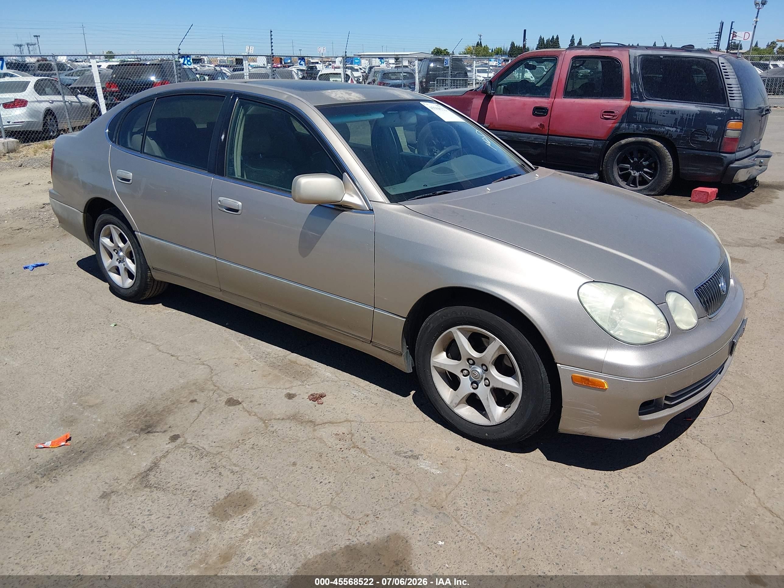 2001 Lexus Gs 300   Champagne vin: JT8BD69SX10128234