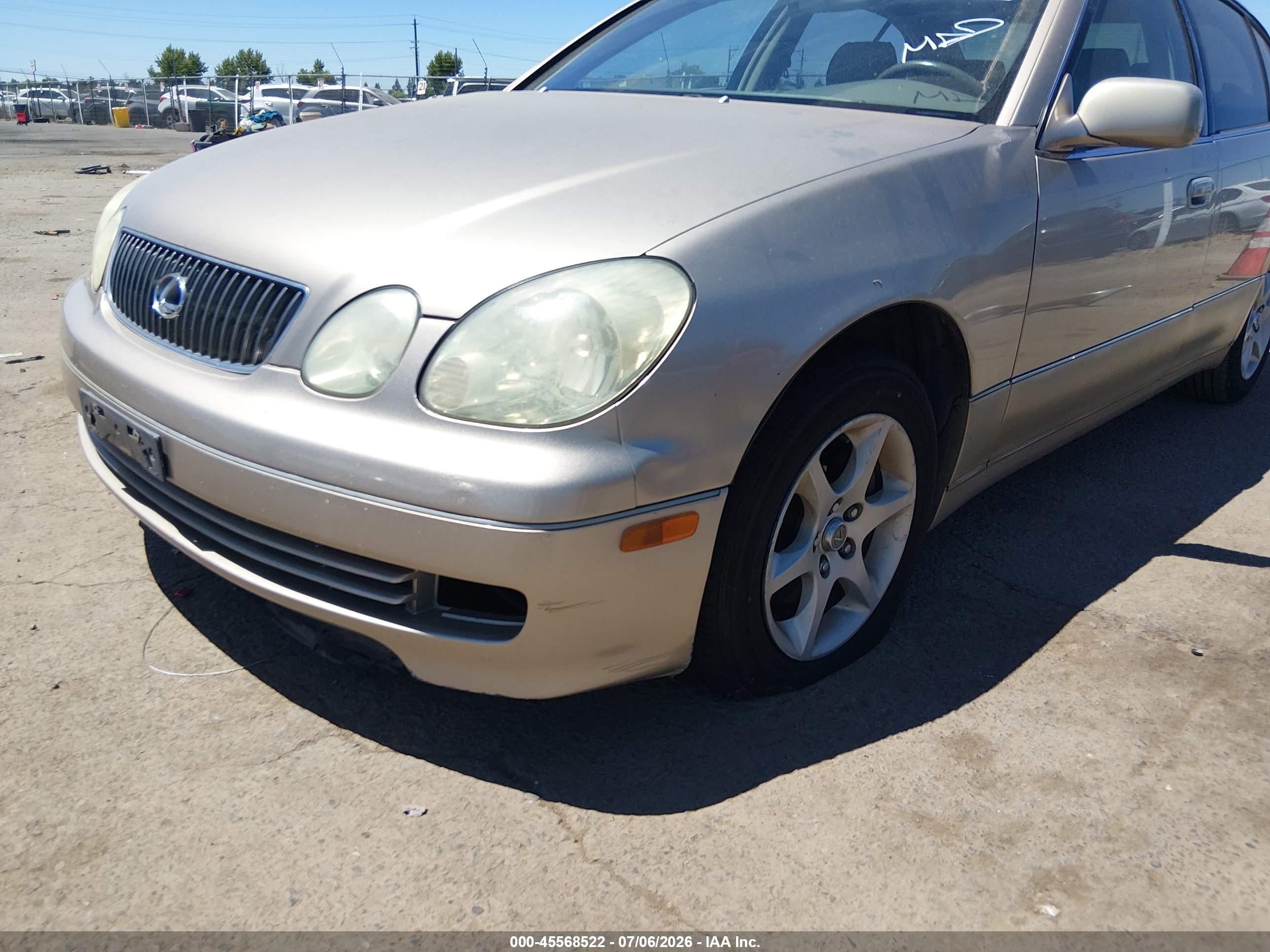 2001 Lexus Gs 300   Champagne vin: JT8BD69SX10128234