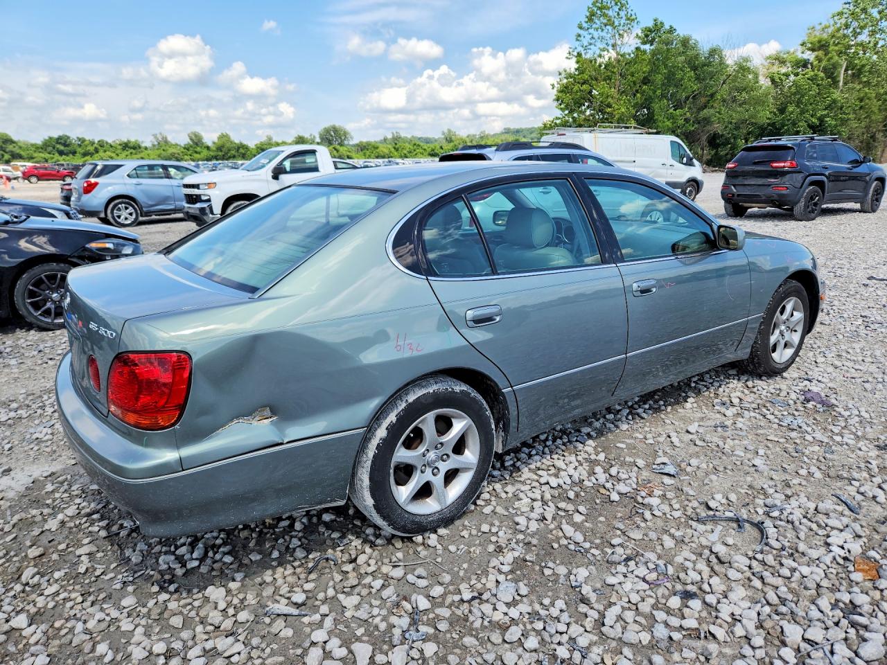 2001 Lexus Gs 300 Green vin: JT8BD69SX10133790