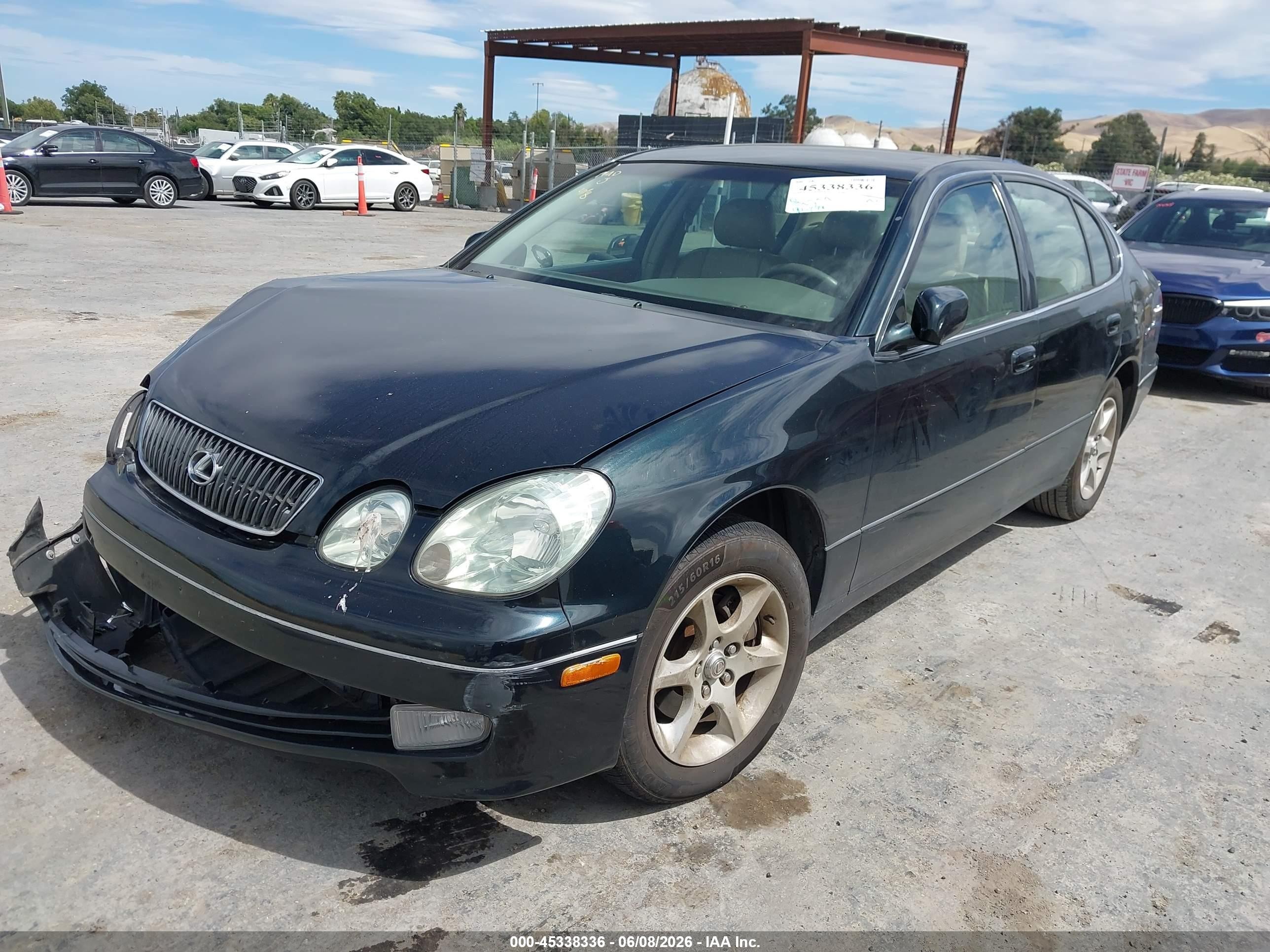 2001 Lexus Gs 300   Green vin: JT8BD69SX10143221