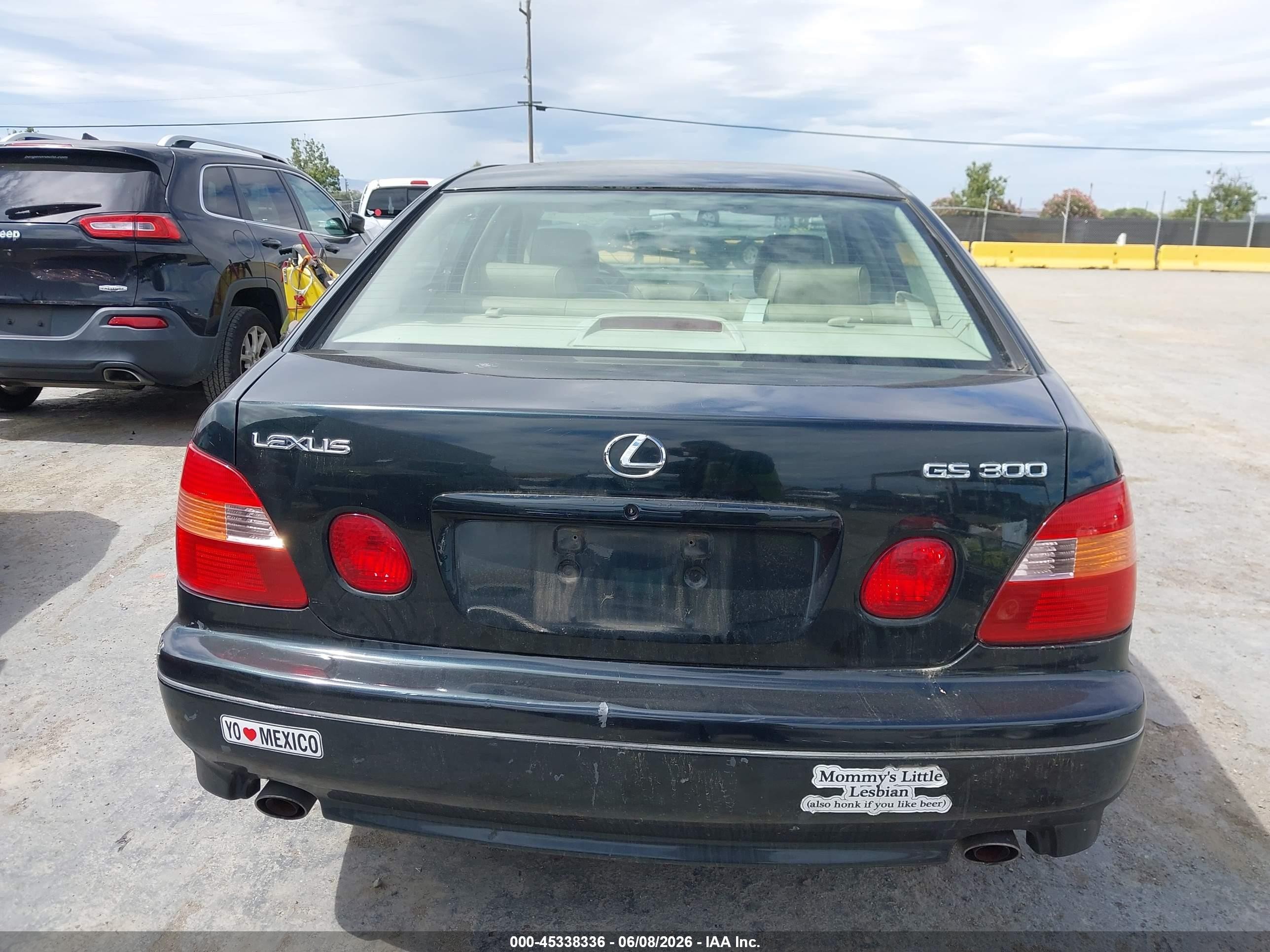 2001 Lexus Gs 300   Green vin: JT8BD69SX10143221