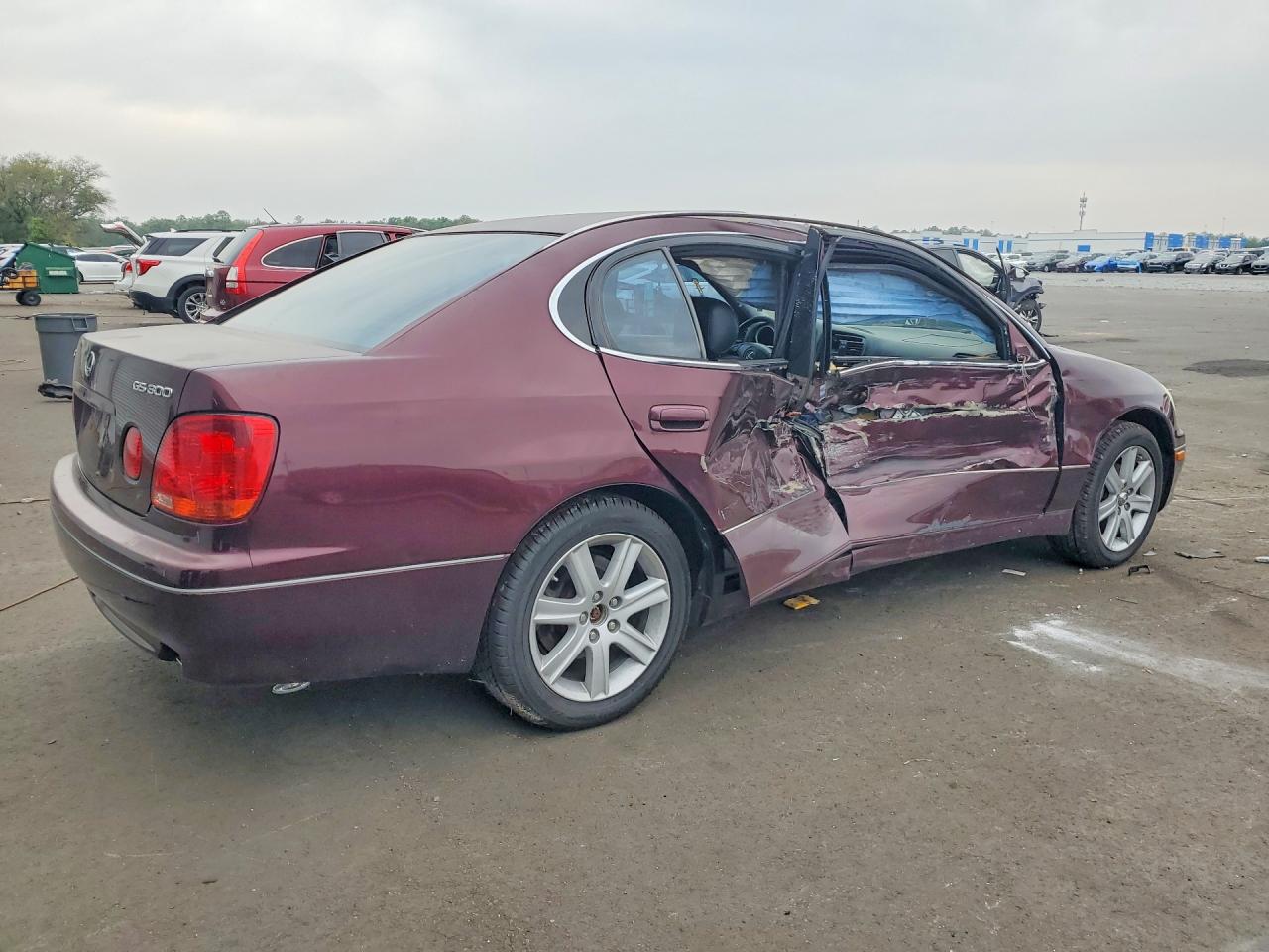 2002 Lexus Gs 300 Burgundy vin: JT8BD69SX20156133