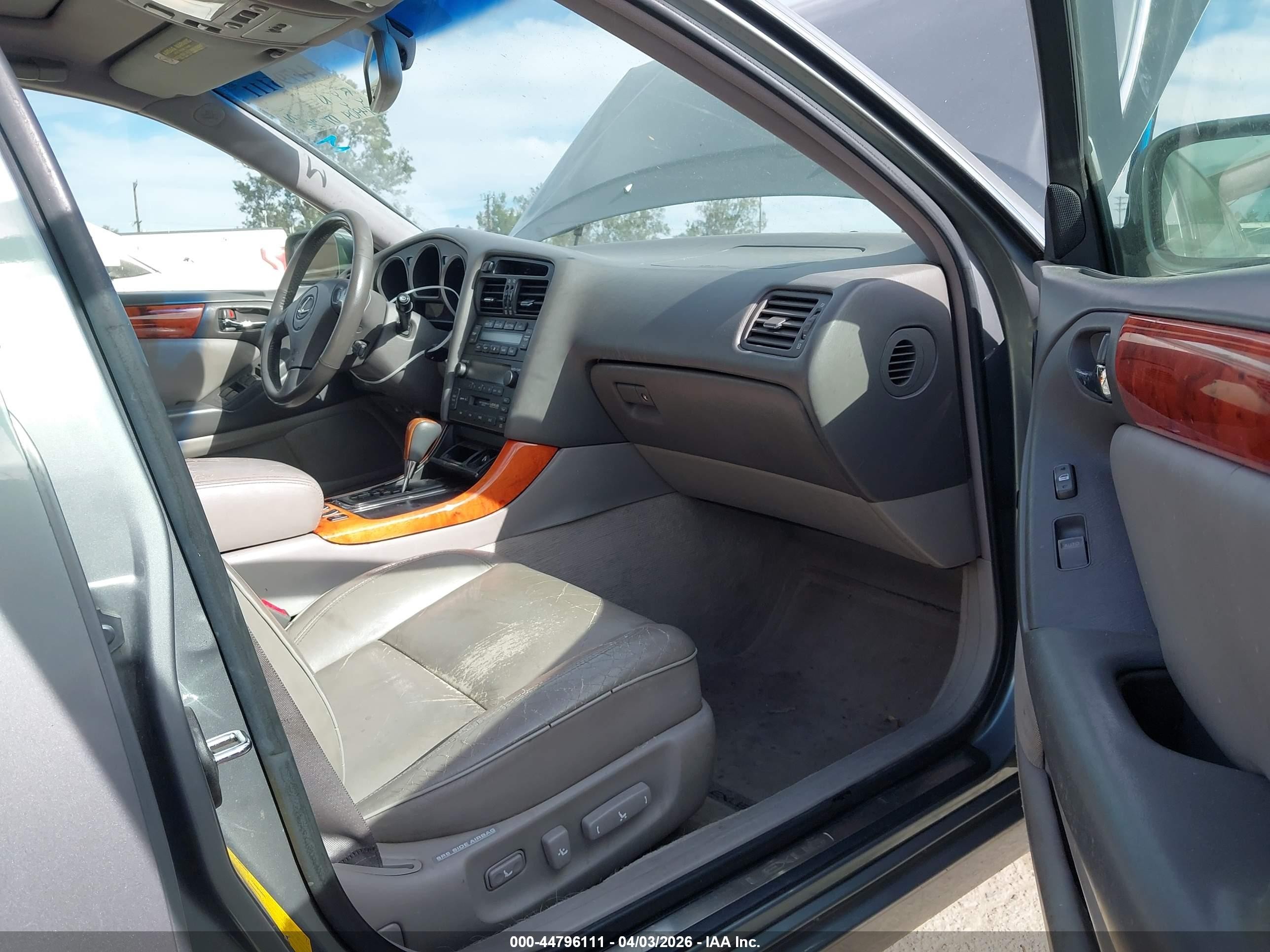 2003 Lexus Gs 300   Зеленый vin: JT8BD69SX30178263