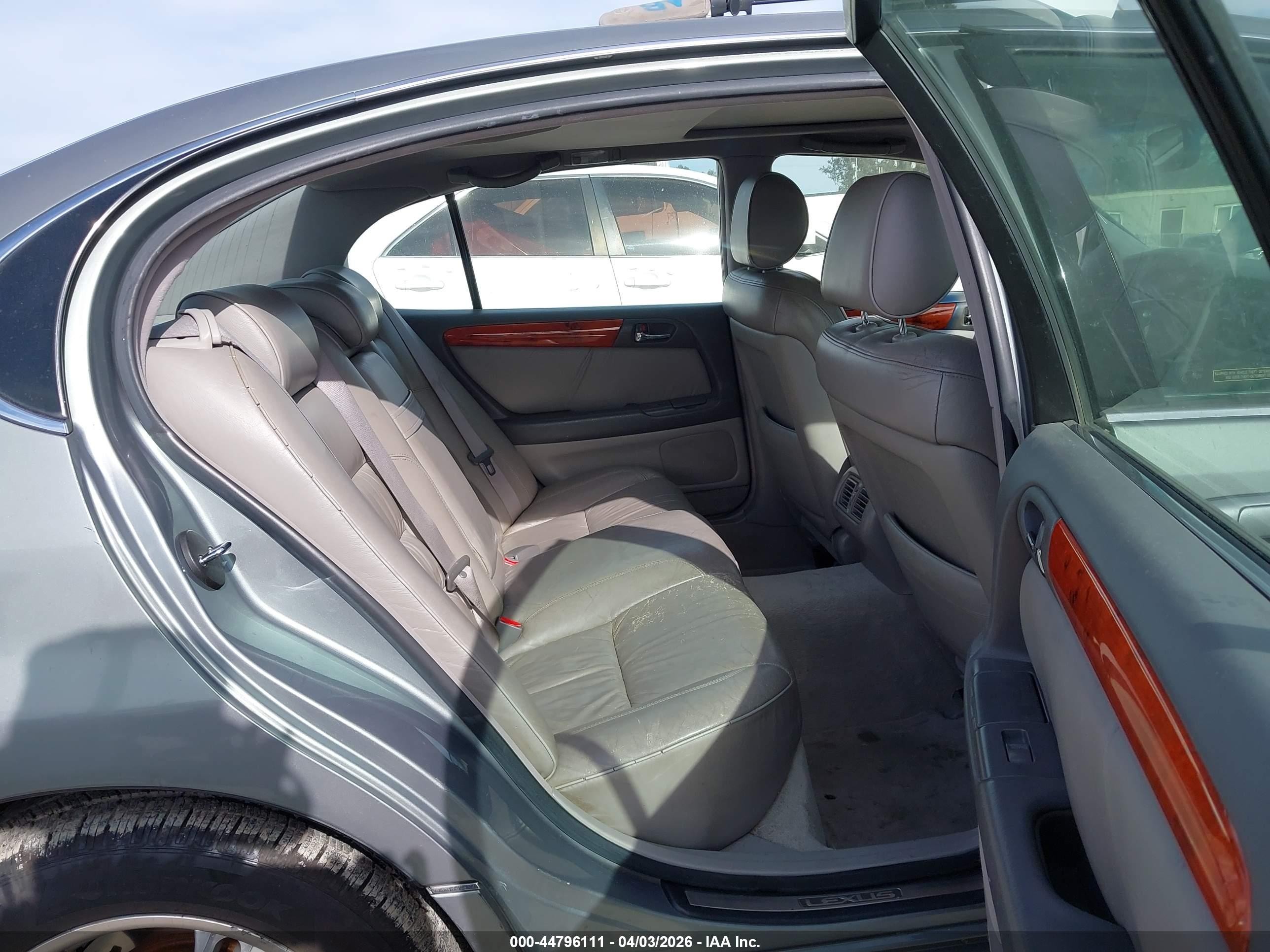 2003 Lexus Gs 300   Зеленый vin: JT8BD69SX30178263