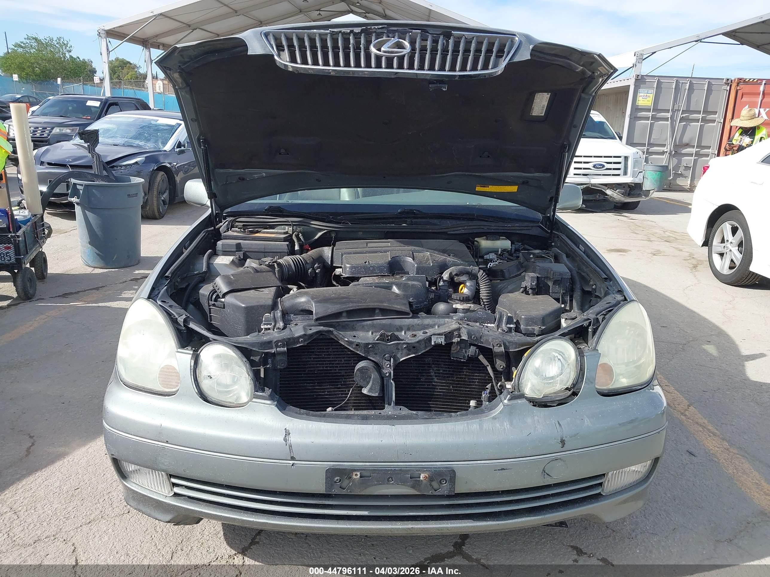 2003 Lexus Gs 300   Зеленый vin: JT8BD69SX30178263