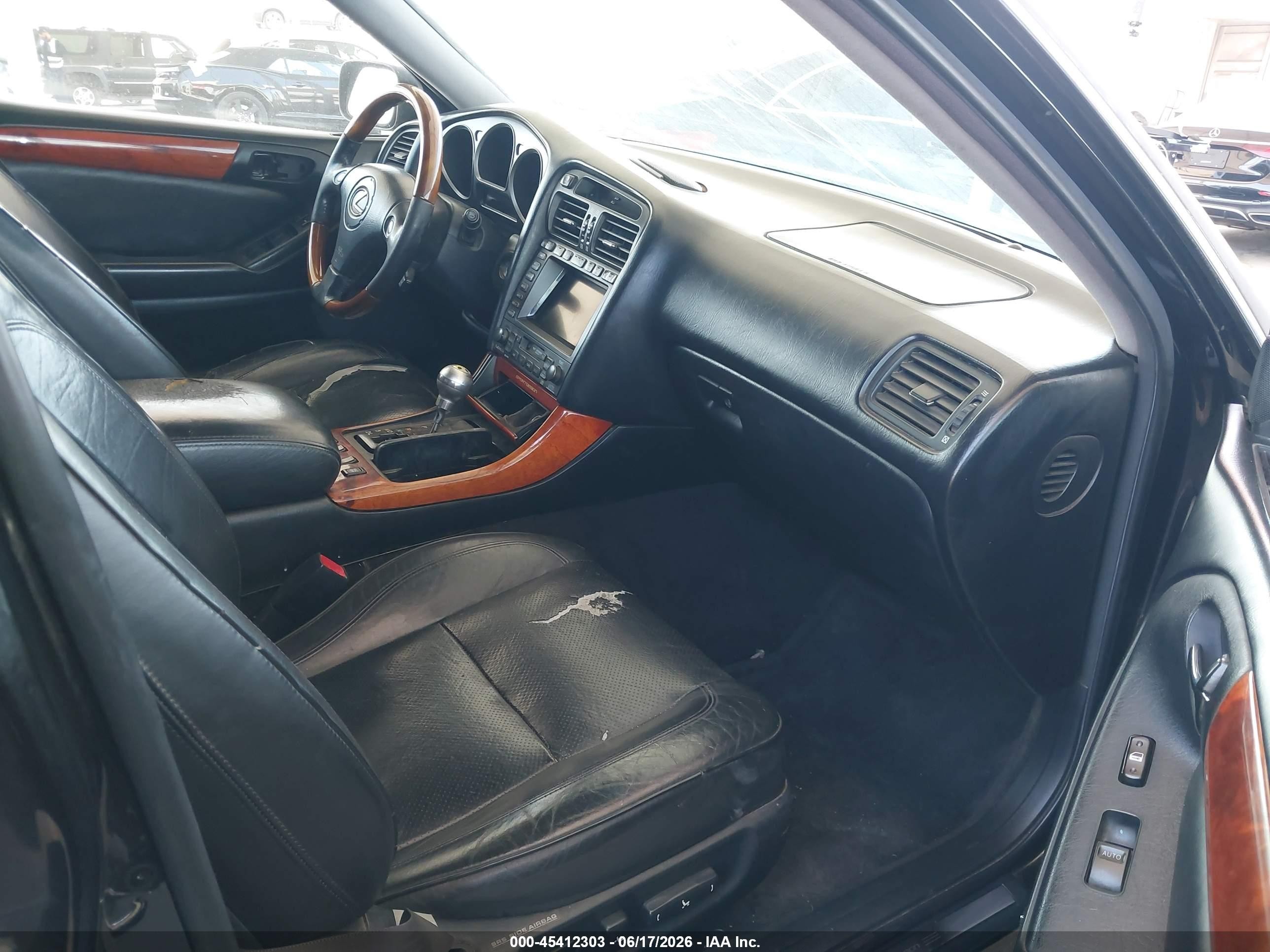 2003 Lexus Gs 300 Black vin: JT8BD69SX30188307