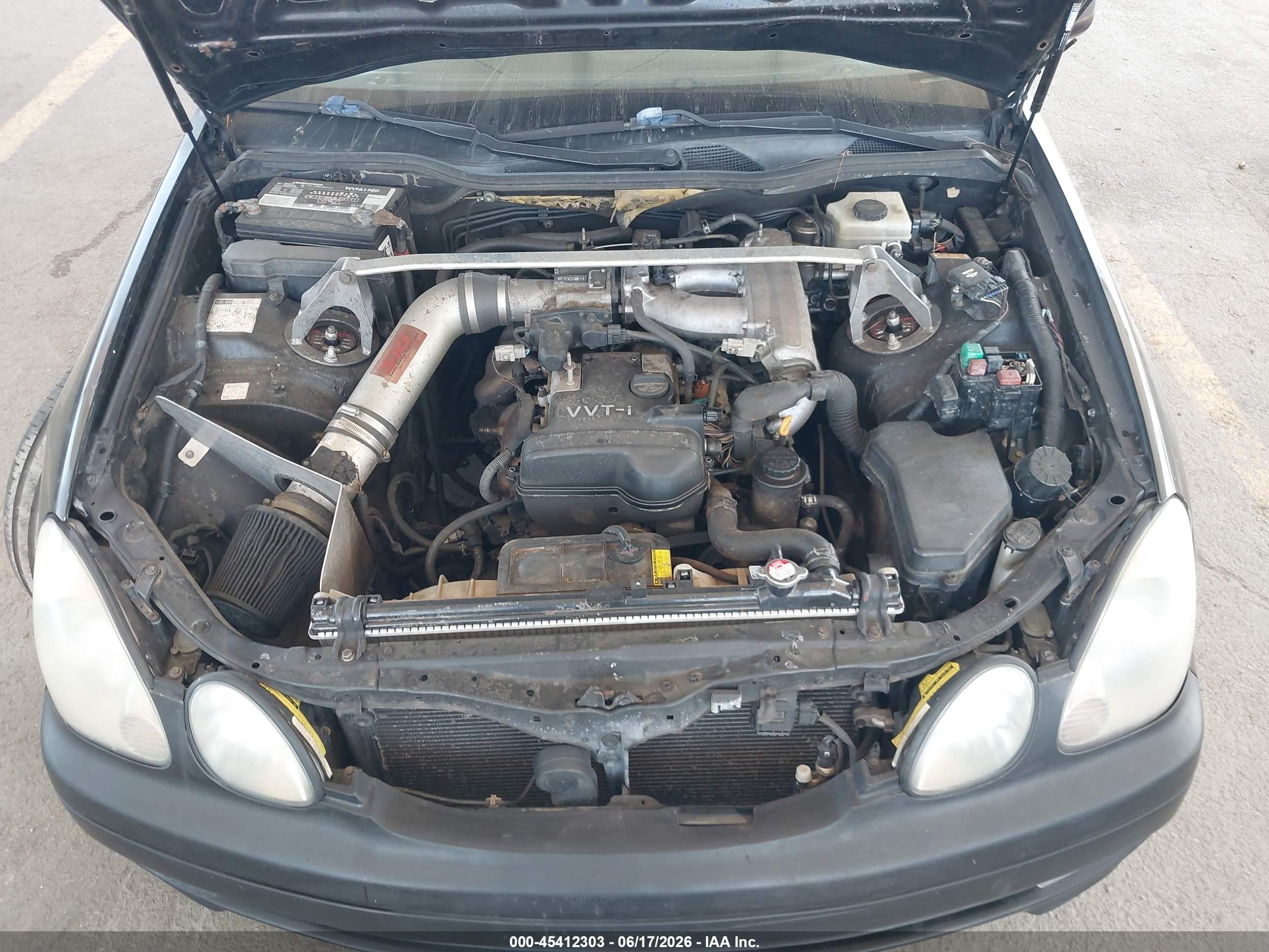 2003 Lexus Gs 300 Black vin: JT8BD69SX30188307