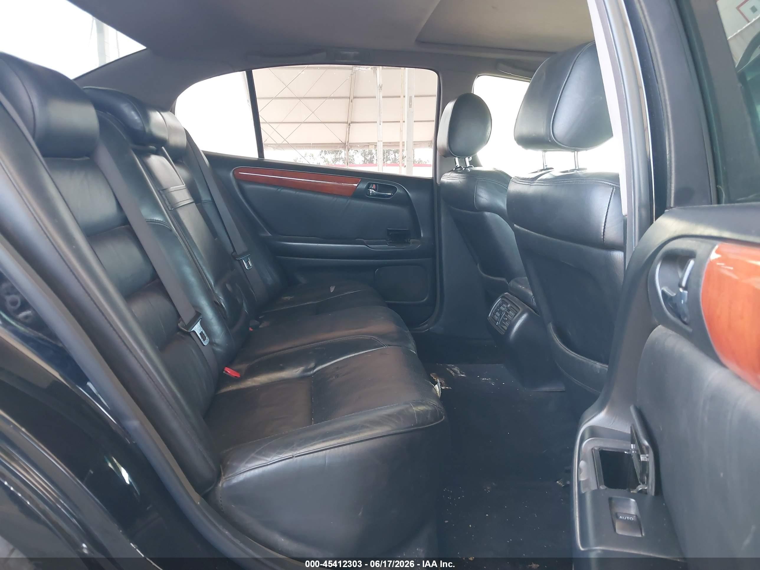 2003 Lexus Gs 300 Black vin: JT8BD69SX30188307