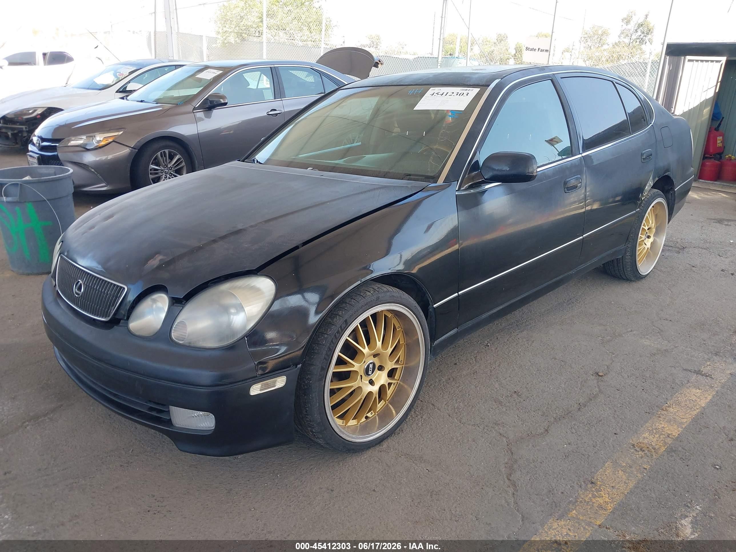 2003 Lexus Gs 300 Black vin: JT8BD69SX30188307