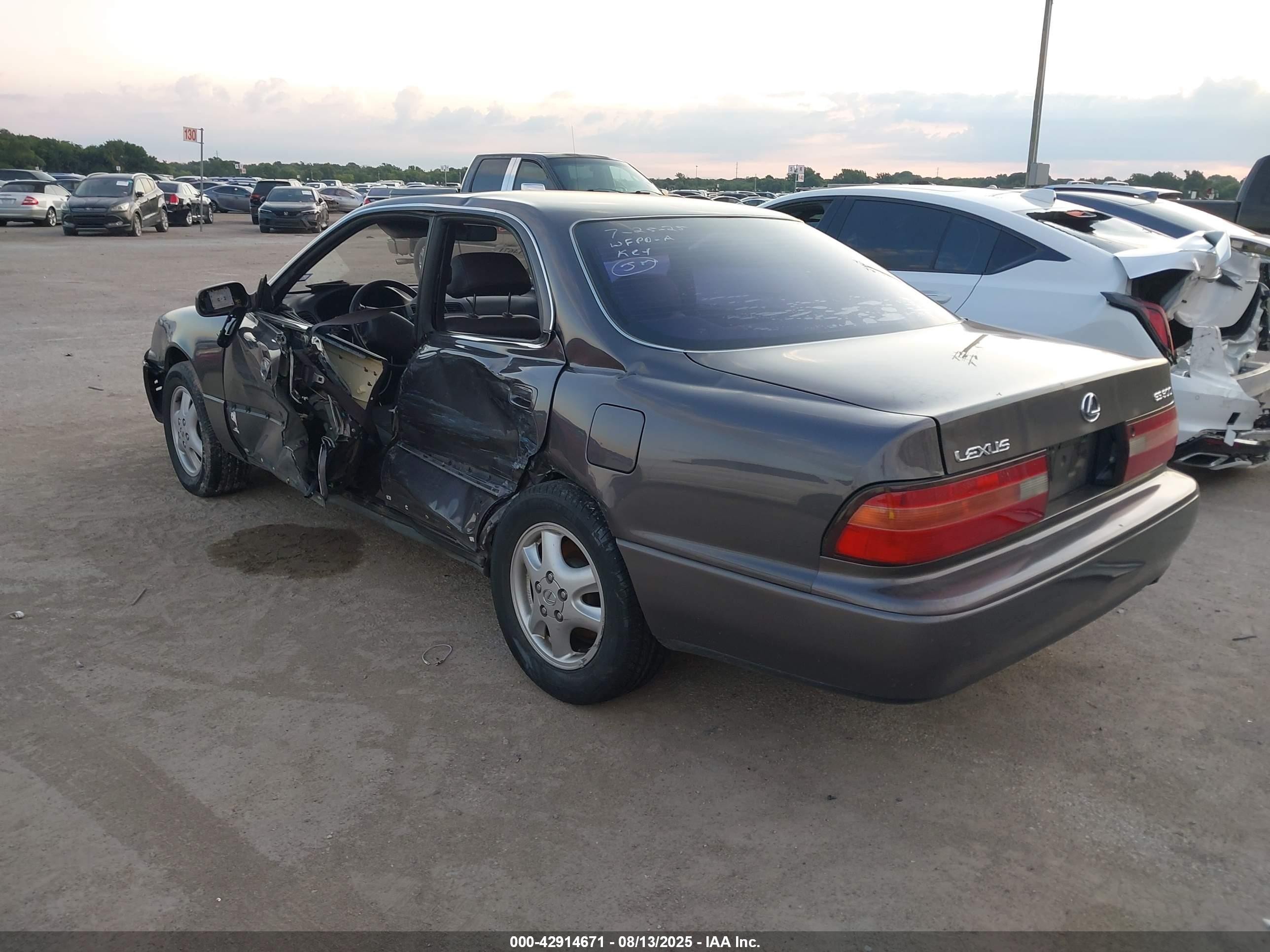 1996 Lexus Es 300 Gray vin: JT8BF12G0T0132735
