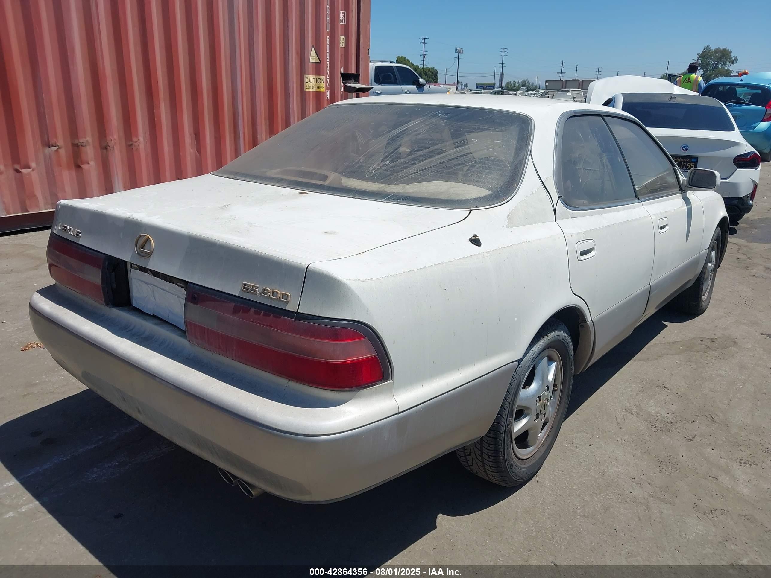 1996 Lexus Es 300 White vin: JT8BF12G0T0155108