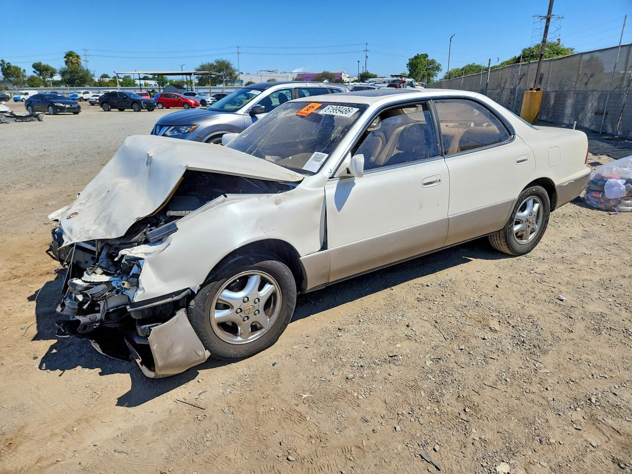 1996 Lexus Es 300 White vin: JT8BF12G0T0170532