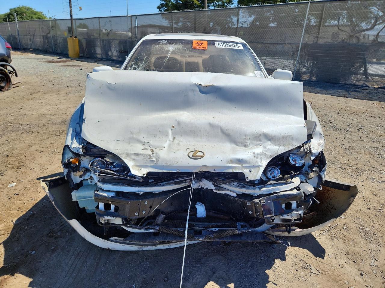 1996 Lexus Es 300 White vin: JT8BF12G0T0170532