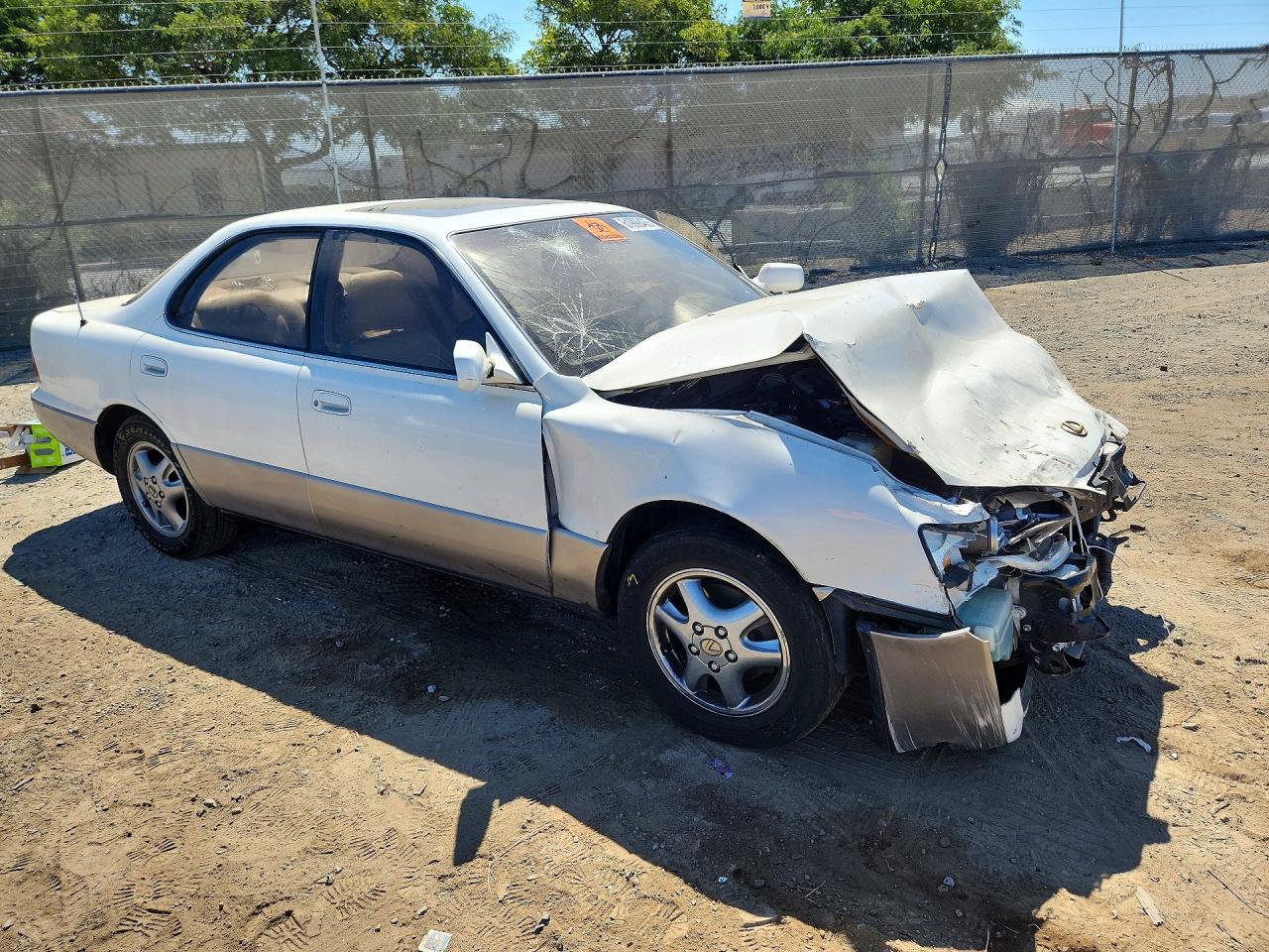 1996 Lexus Es 300 White vin: JT8BF12G0T0170532