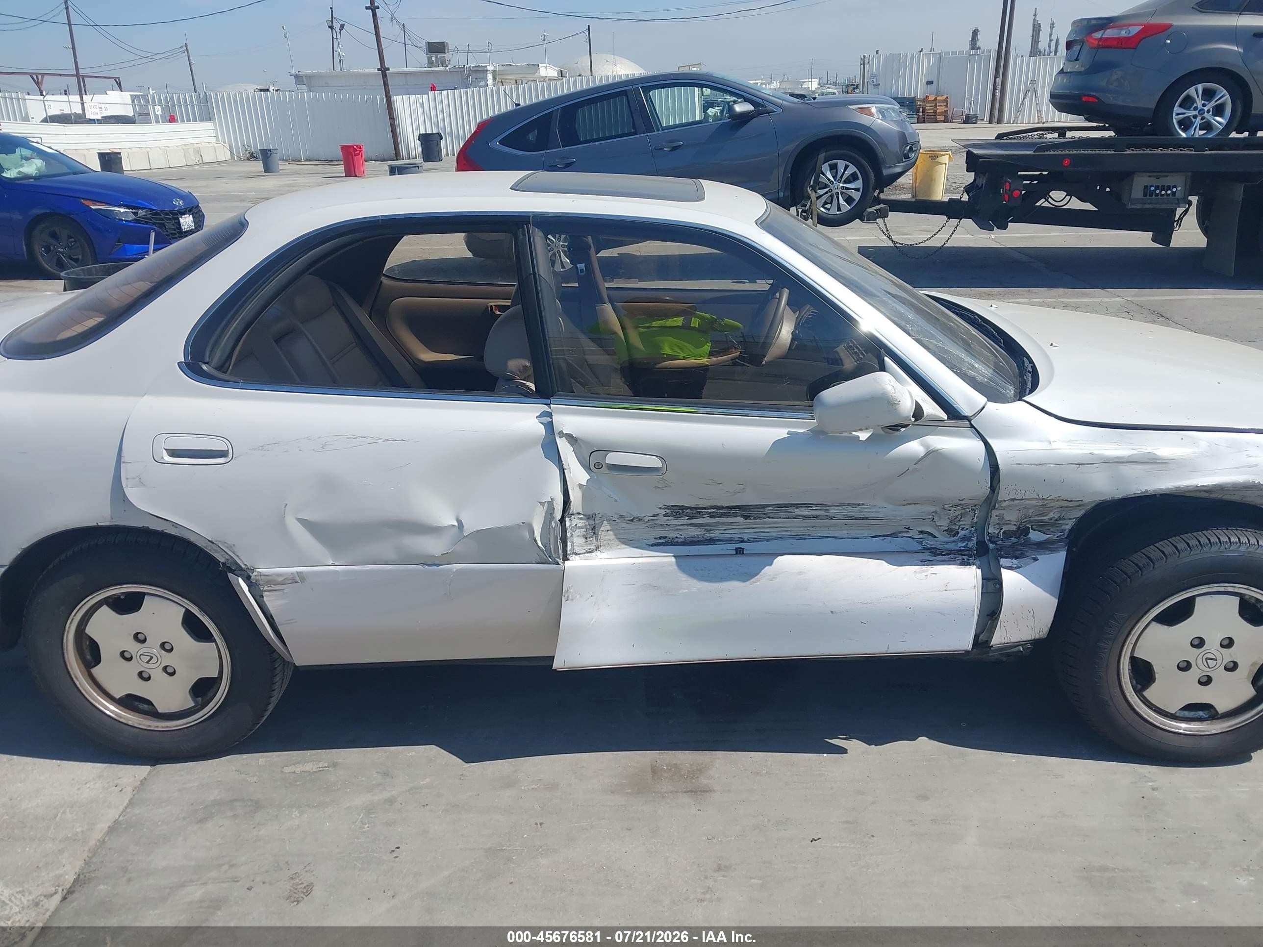 1996 Lexus Es 300 Cream vin: JT8BF12G0T0170708