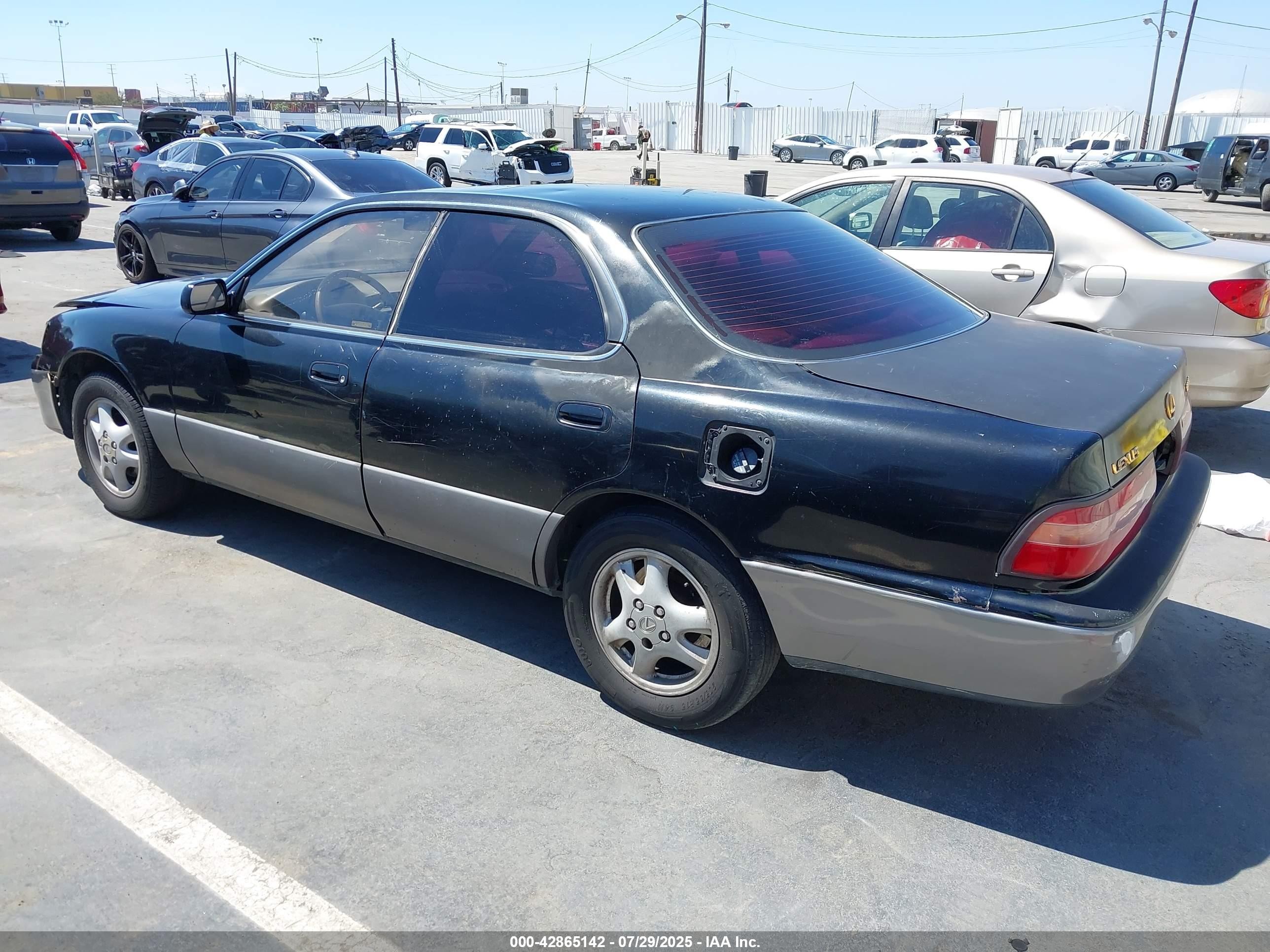 1996 Lexus Es 300 Black vin: JT8BF12G3T0161808