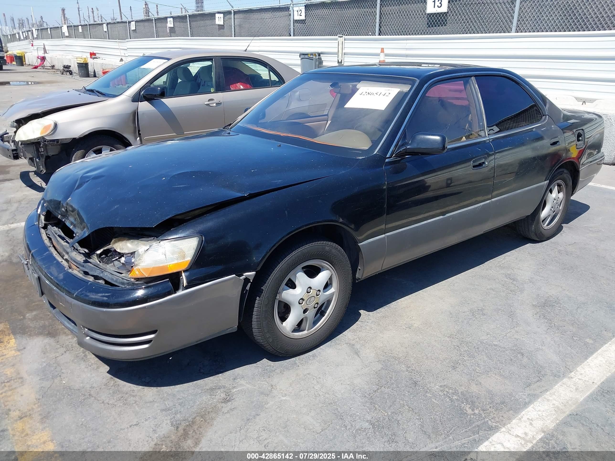 1996 Lexus Es 300 Black vin: JT8BF12G3T0161808