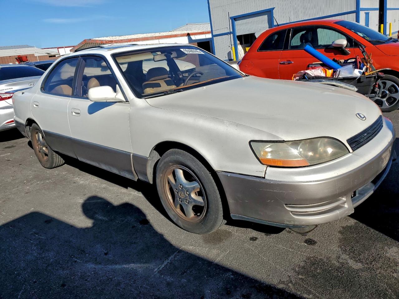 1996 Lexus Es 300 White vin: JT8BF12G4T0154544