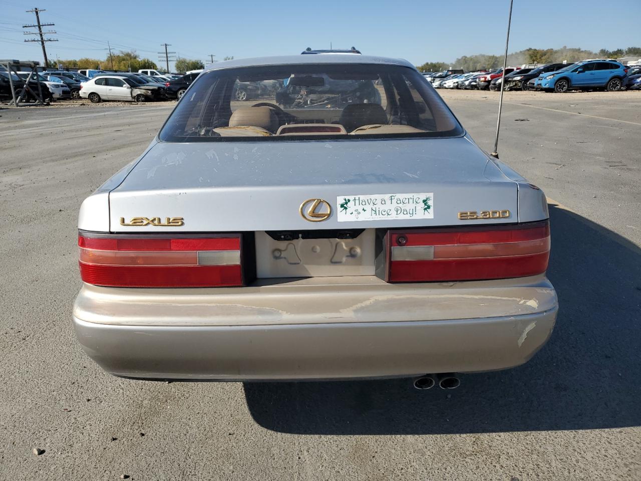 1996 Lexus Es 300 Gray vin: JT8BF12G5T0141690