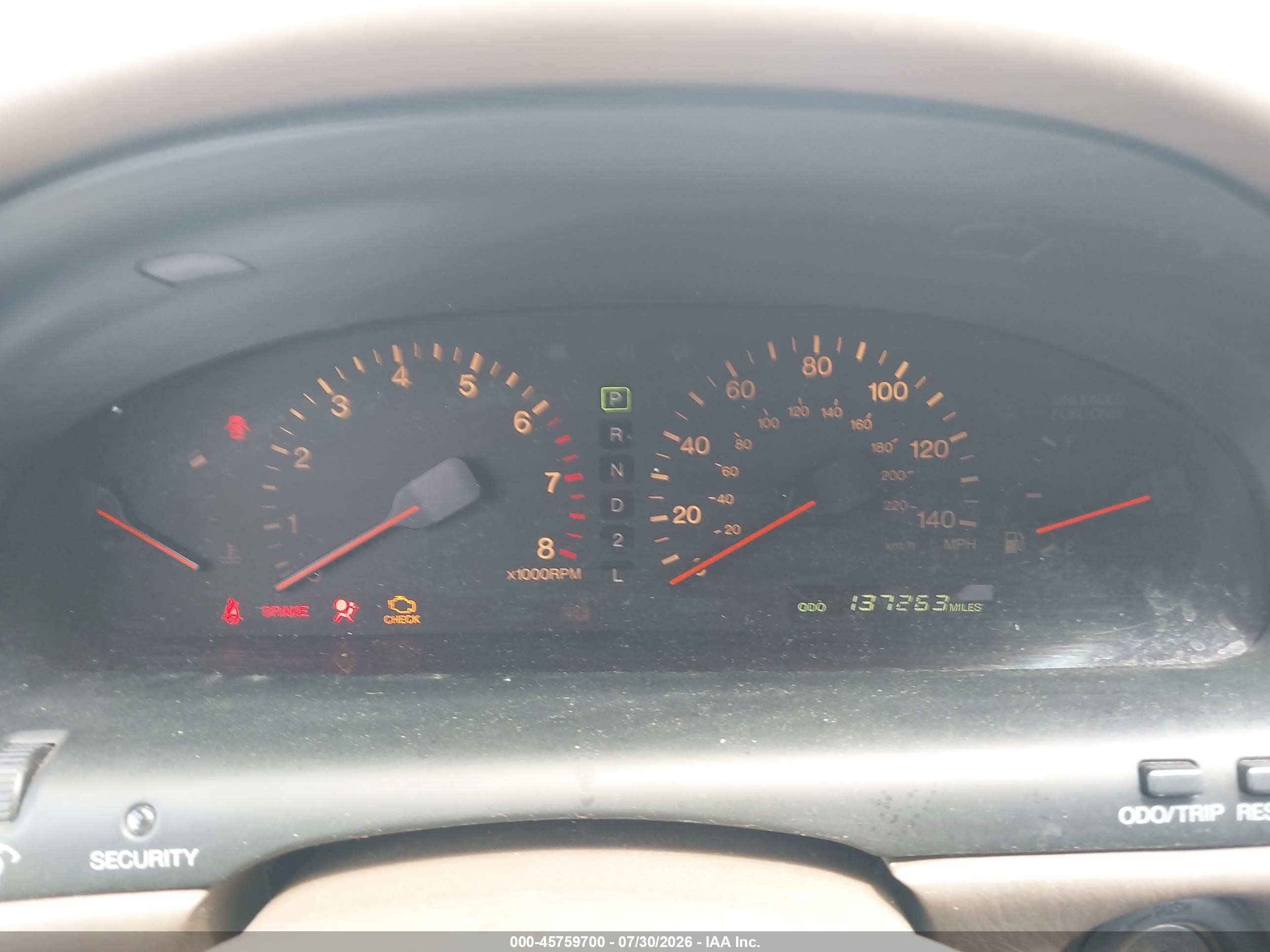 1996 Lexus Es 300 Tan vin: JT8BF12G6T0142573