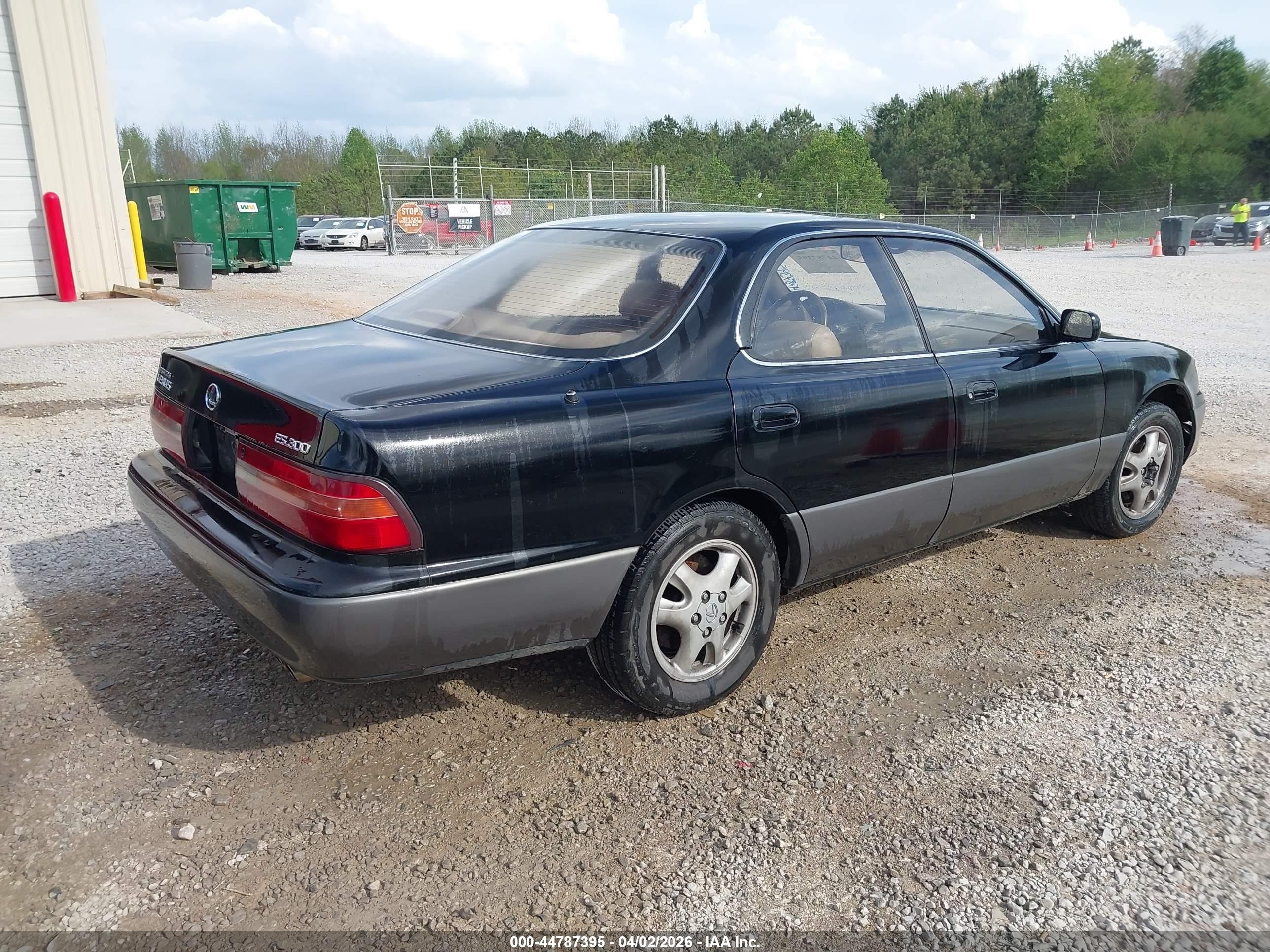 1996 Lexus Es 300 Black vin: JT8BF12G8T0160833