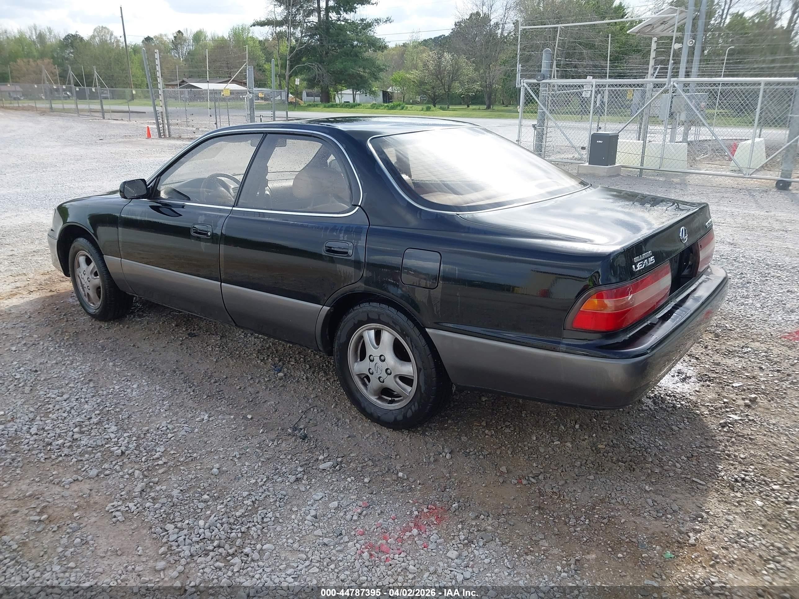 1996 Lexus Es 300 Black vin: JT8BF12G8T0160833