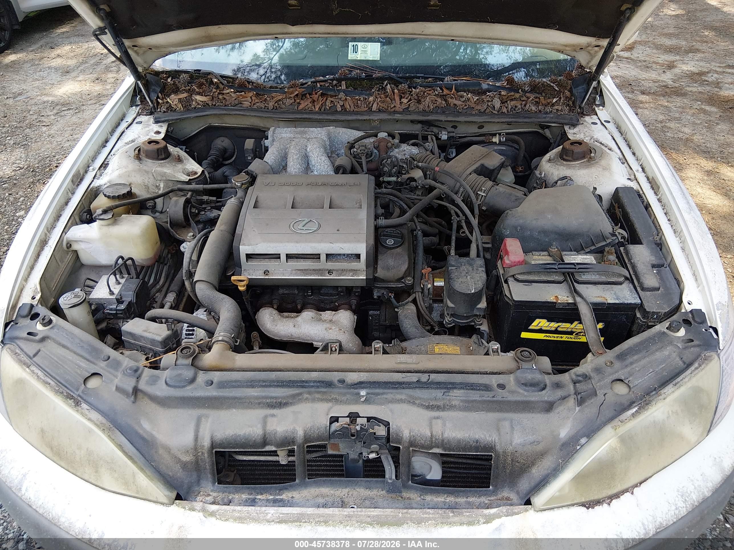 1997 Lexus Es 300   White vin: JT8BF22G0V0001524