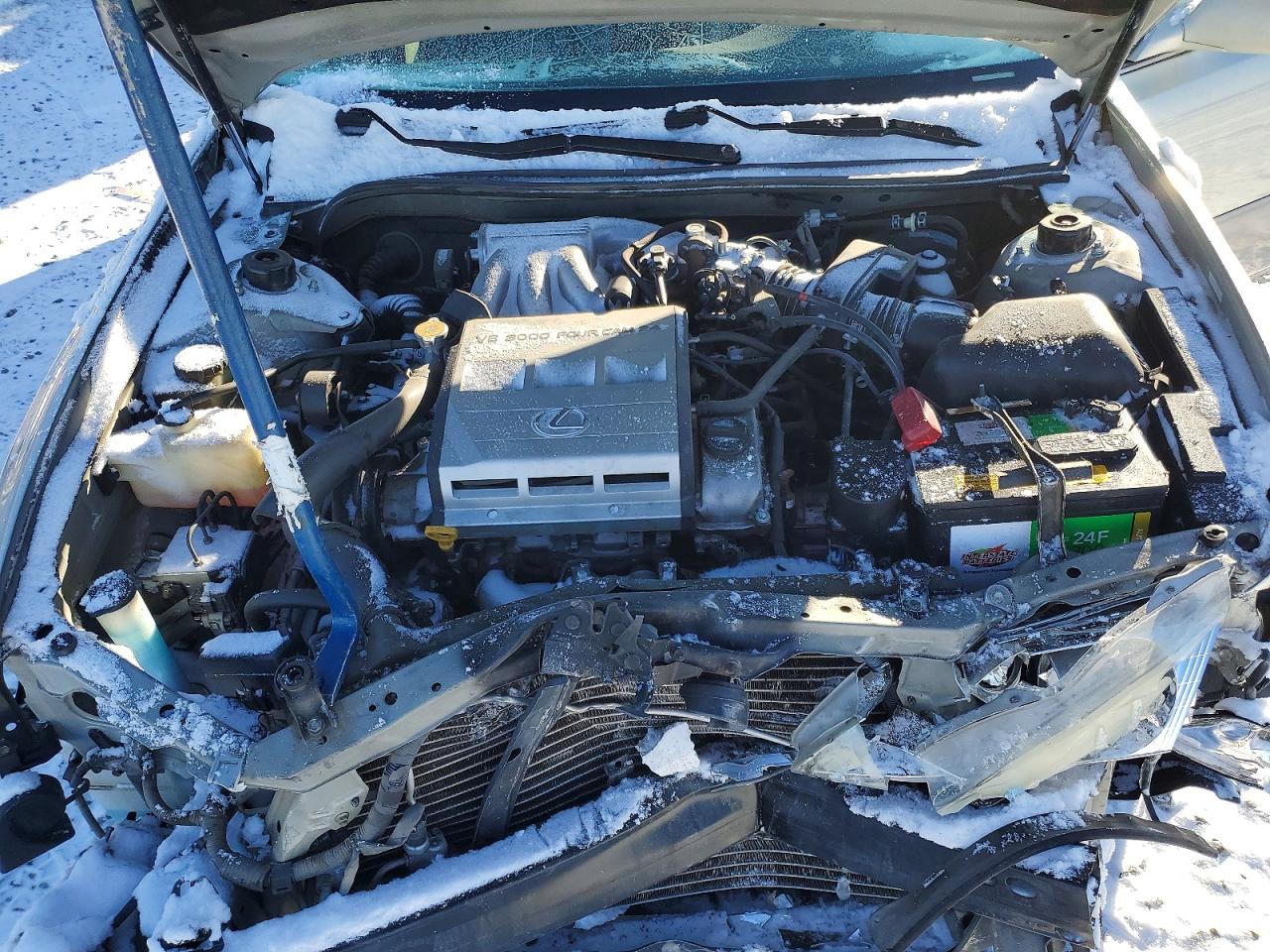 1997 Lexus Es 300 Silver vin: JT8BF22G2V5004363