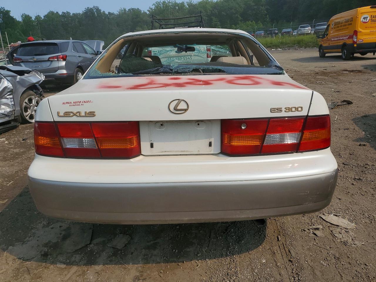 1997 Lexus Es 300 Белый vin: JT8BF22G2V5007098