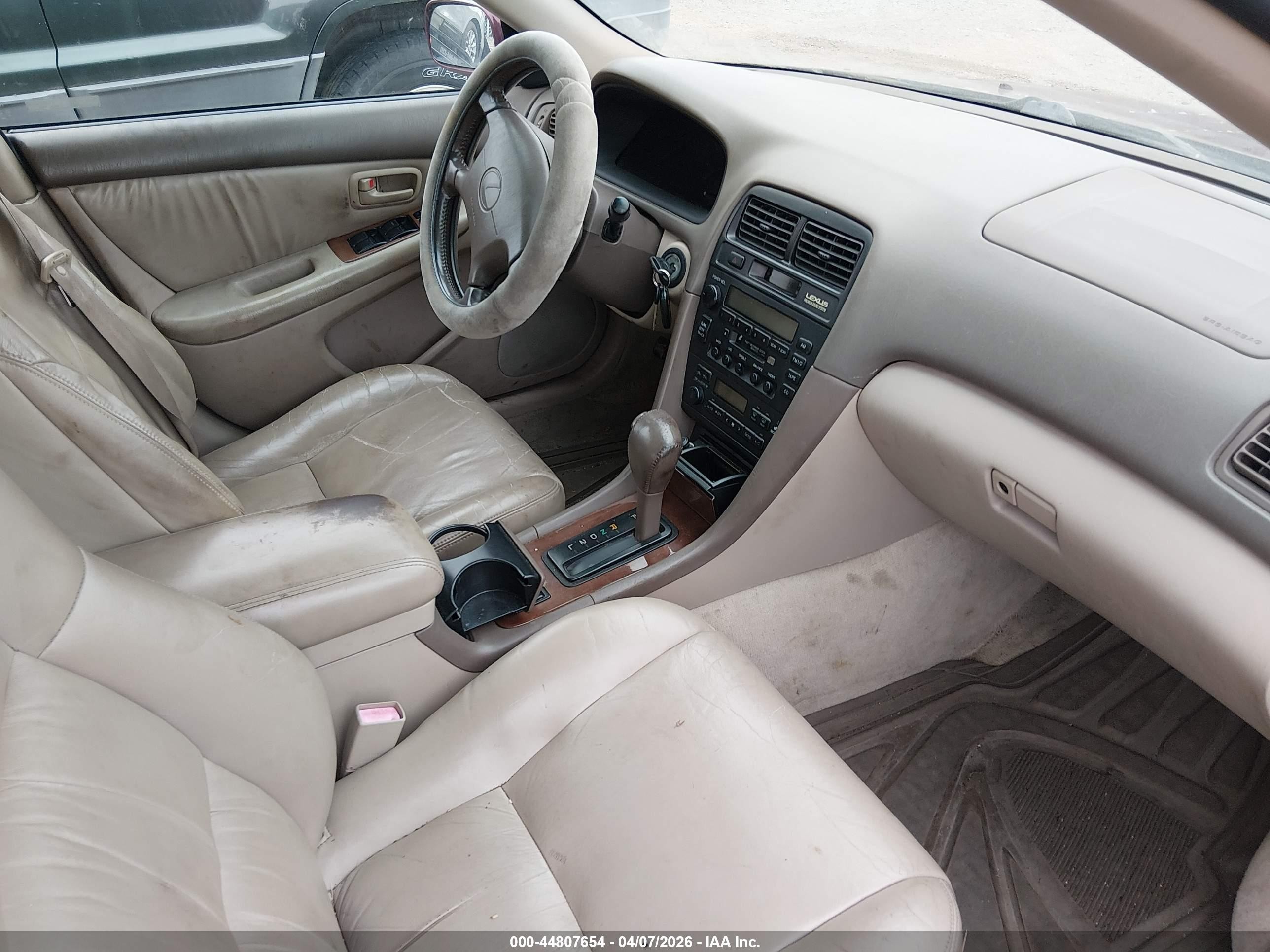1997 Lexus Es 300   Maroon vin: JT8BF22G6V0003911