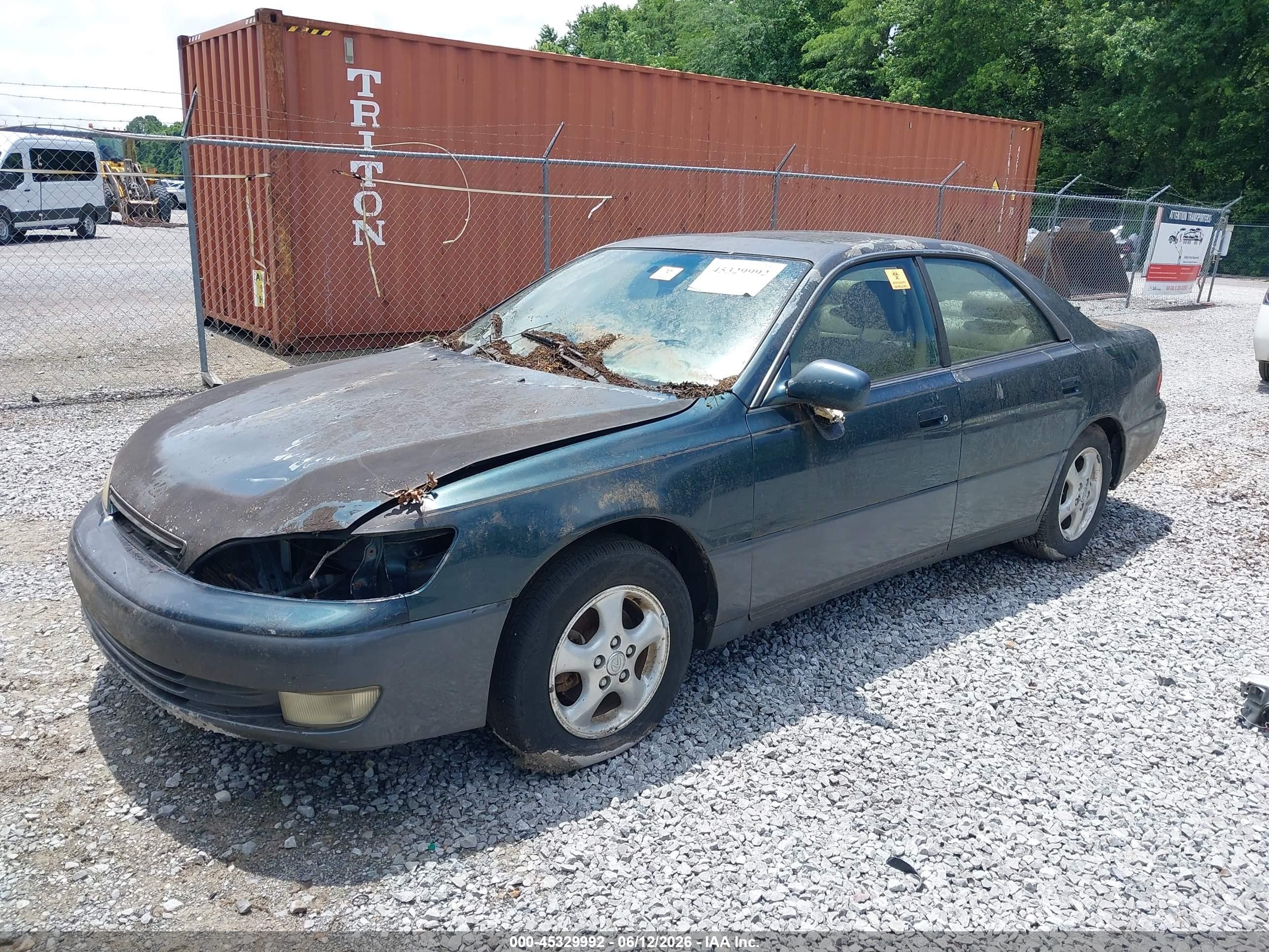 1997 Lexus Es 300   Green vin: JT8BF22G8V0035016